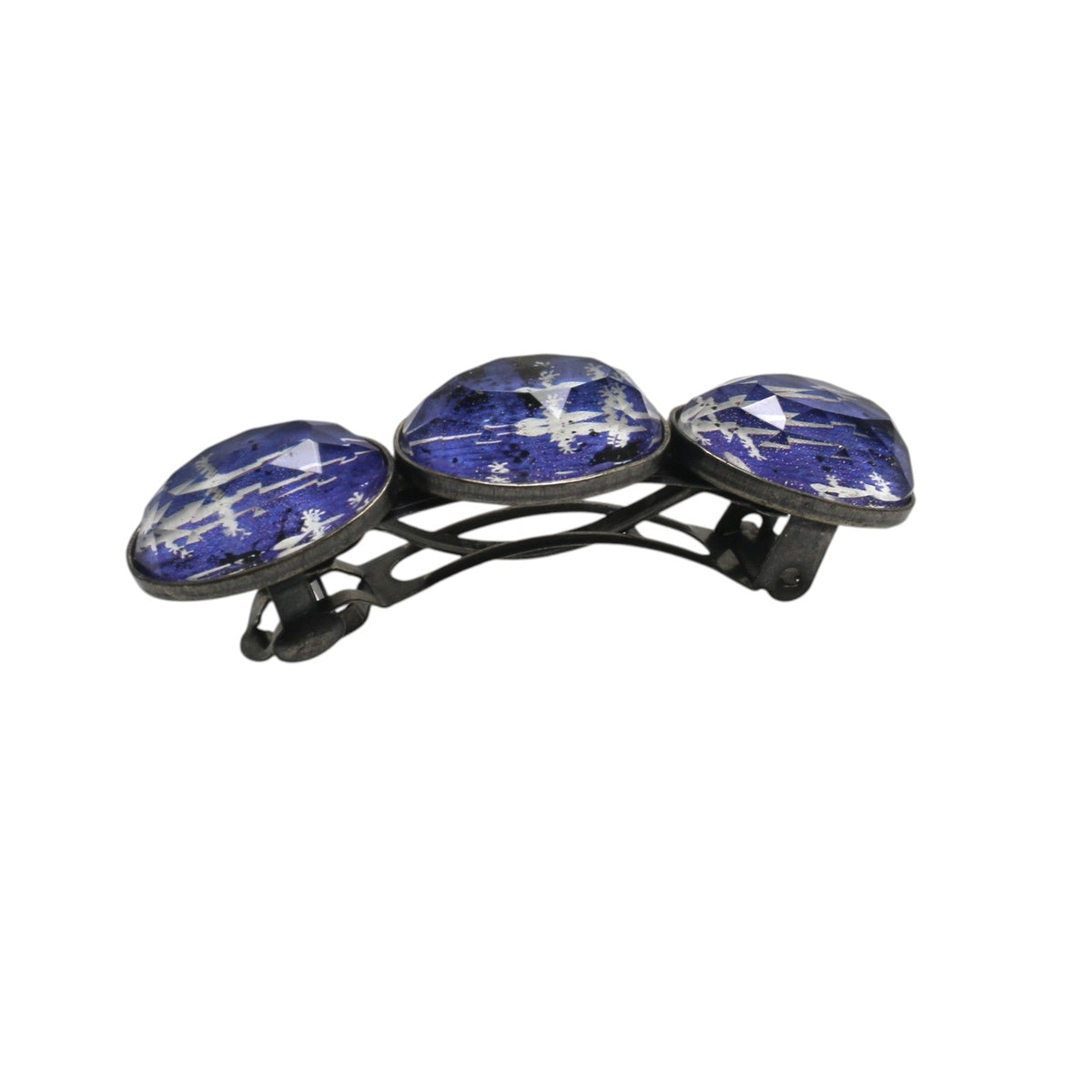 Small Barrette Light Blue Gecko TAMARUSAN