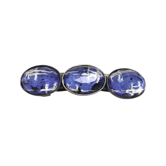 Small Barrette Light Blue Gecko TAMARUSAN