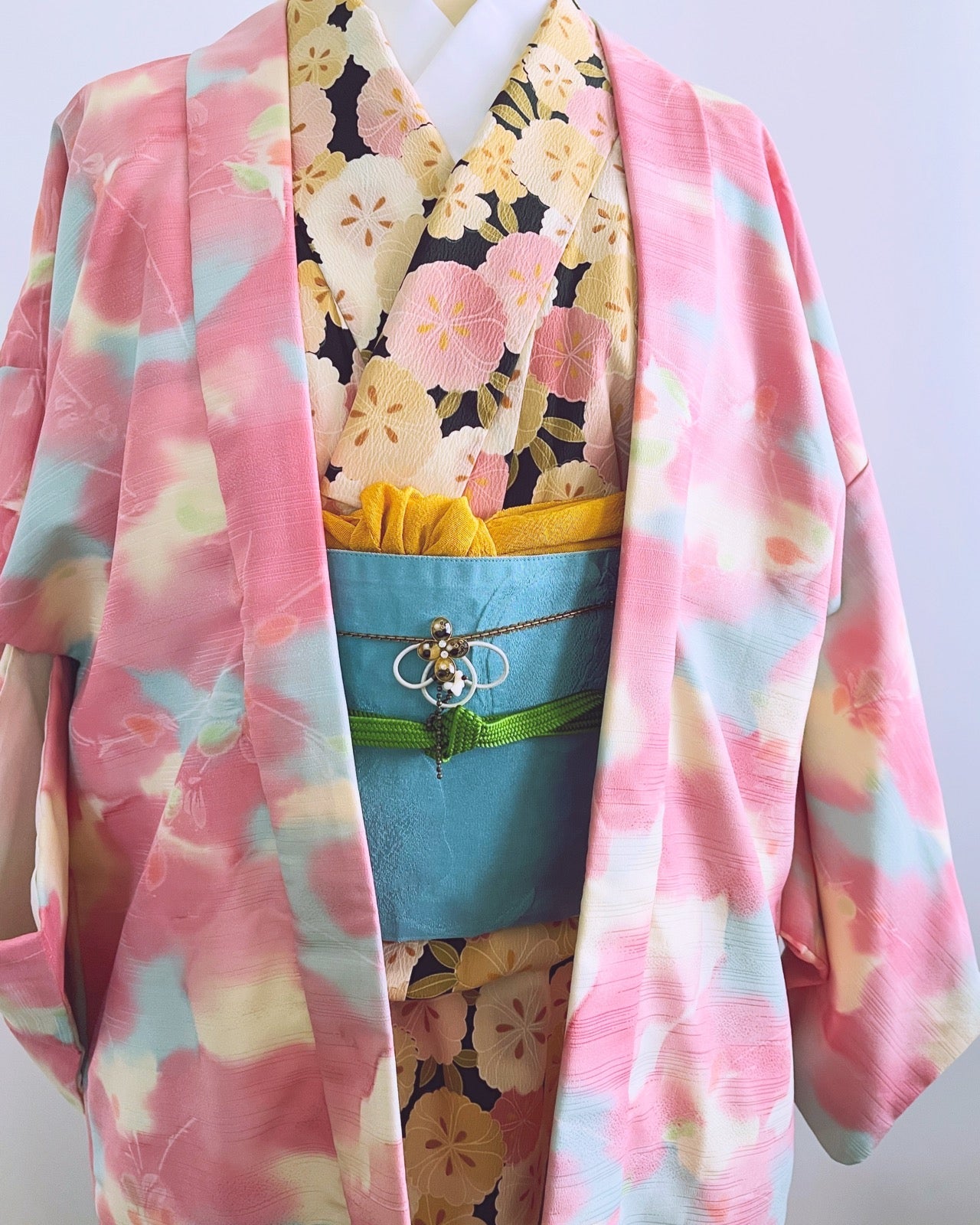 Haorihimo Beige Bracelet Leather TAMARUSAN