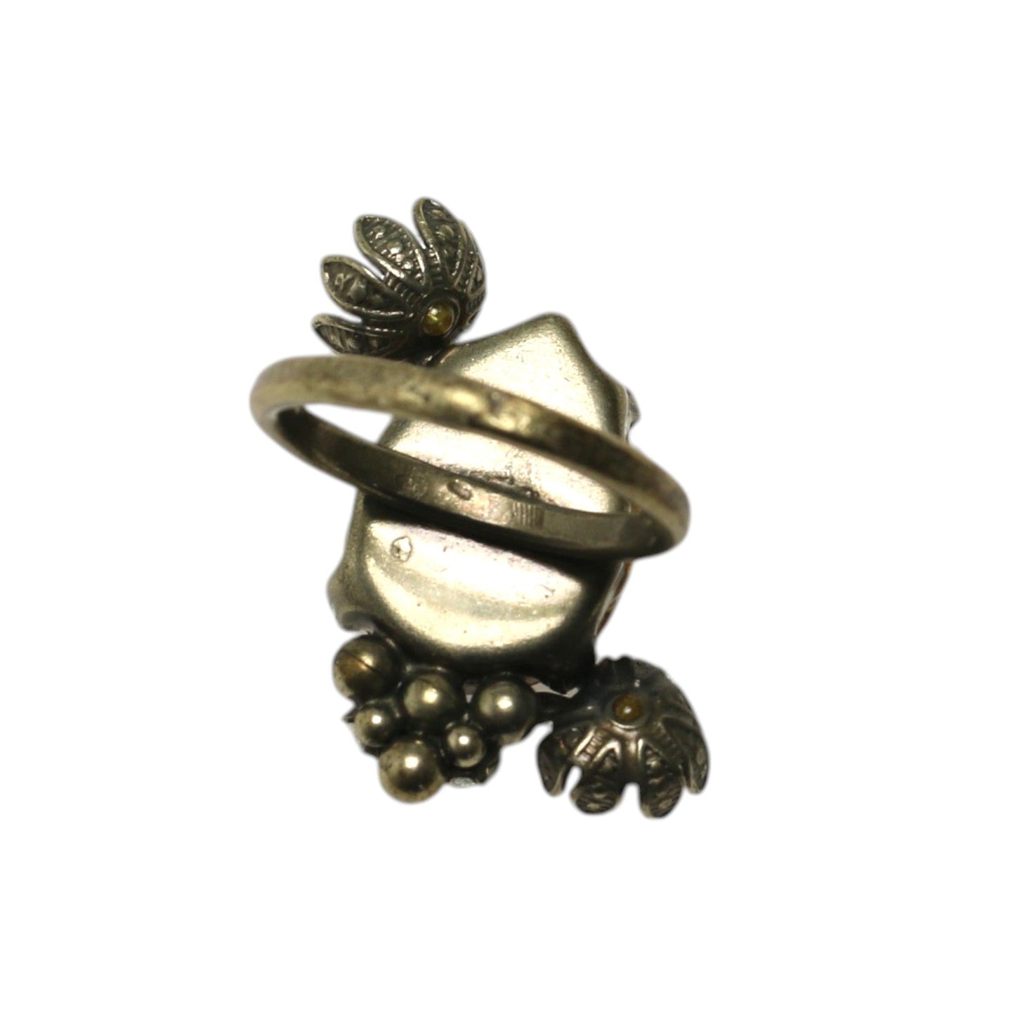 Ring Beige Gomashio Antique Style TAMARUSAN