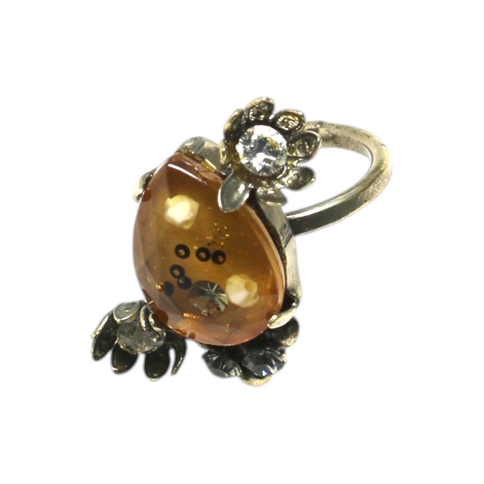 Ring Beige Gomashio Antique Style TAMARUSAN