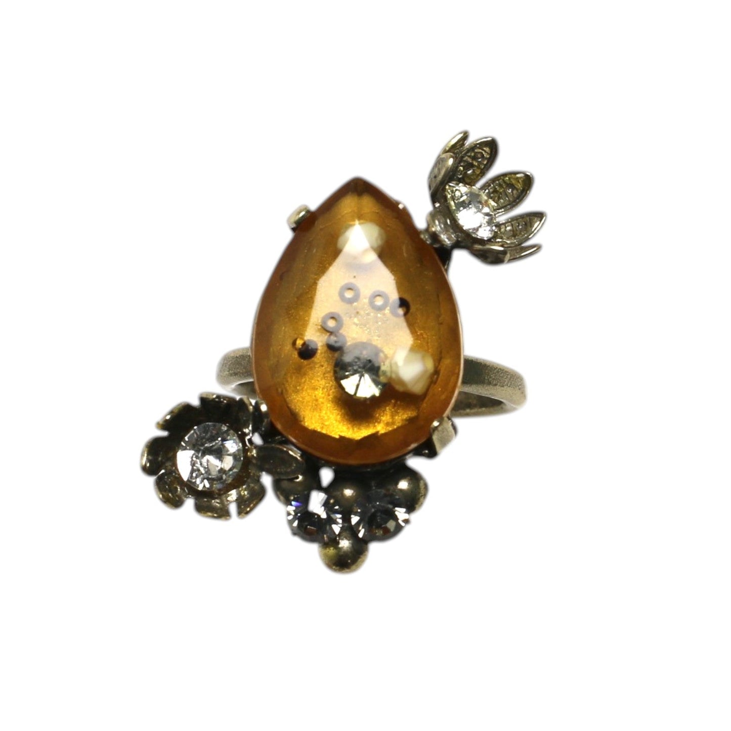 Ring Beige Gomashio Antique Style TAMARUSAN