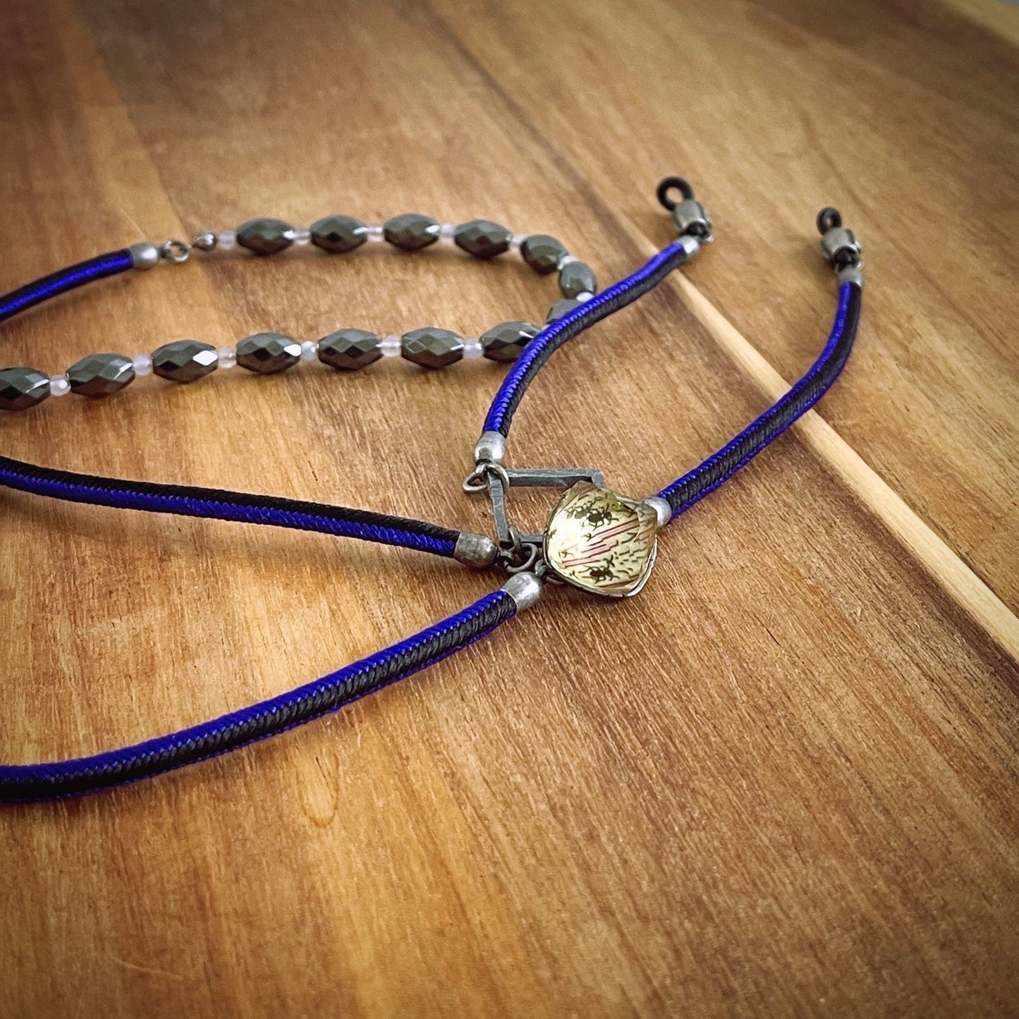 Eyeglass Chain Purple Tiger Beetle TAMARUSAN