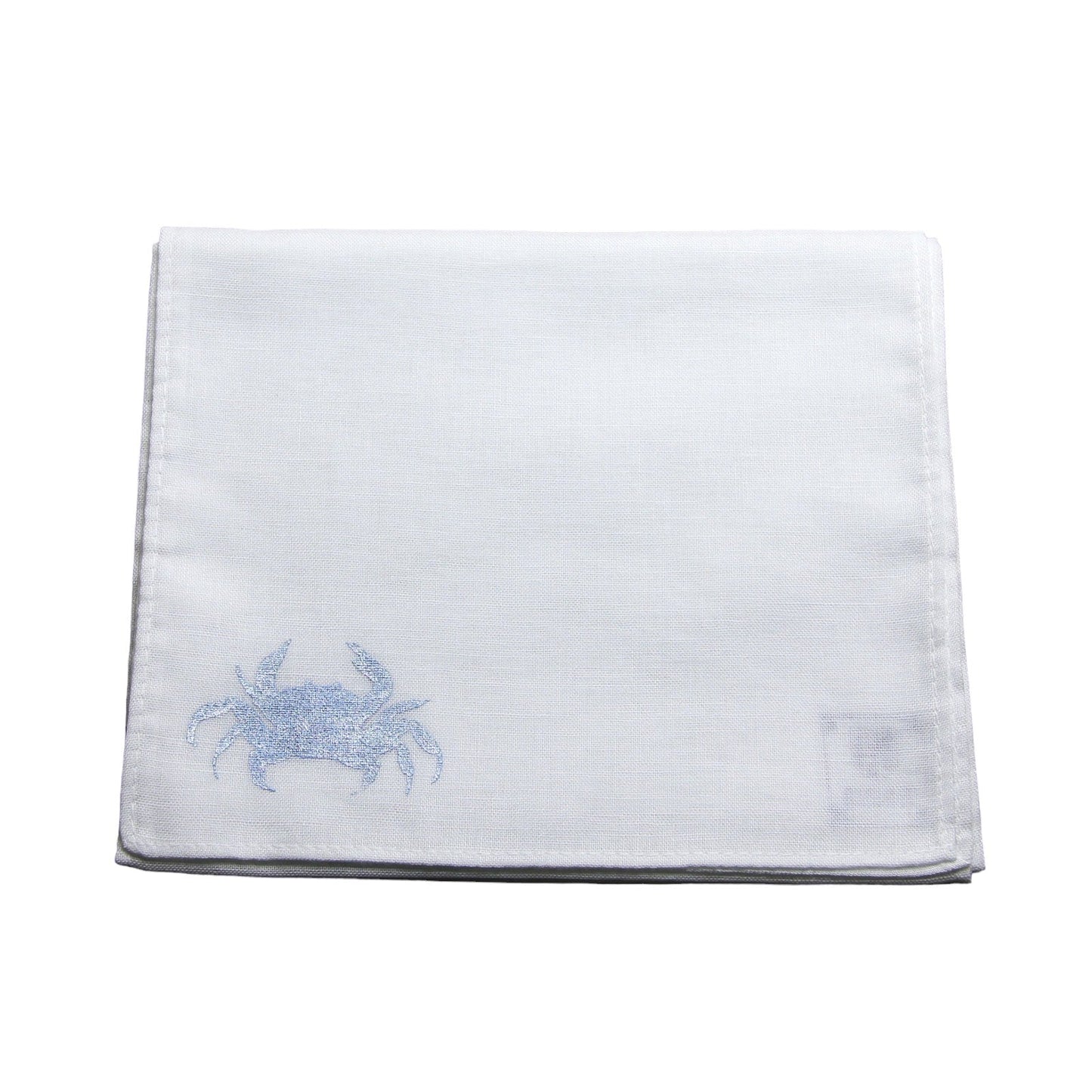 Handkerchief Crab Hand Print White TAMARUSAN