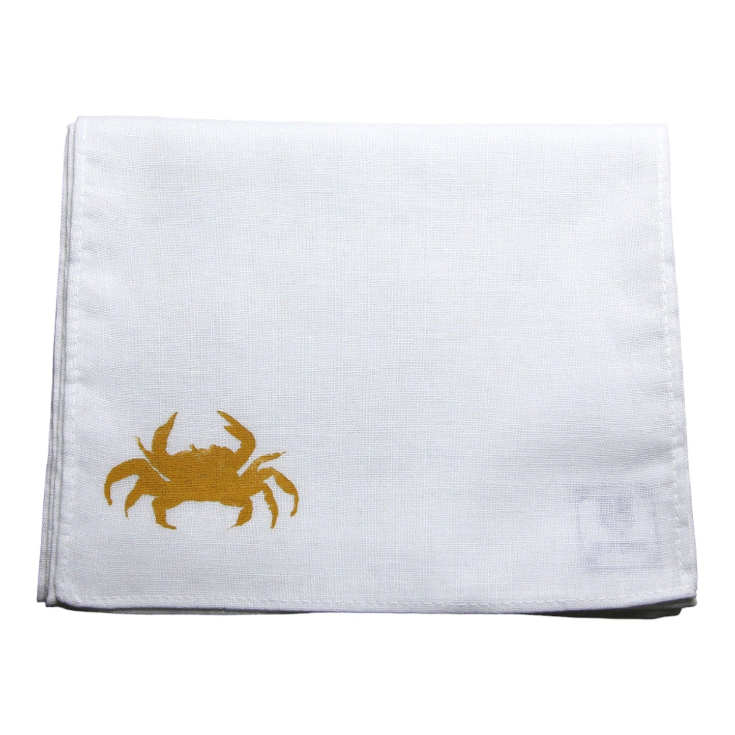 Handkerchief Crab Hand Print White TAMARUSAN