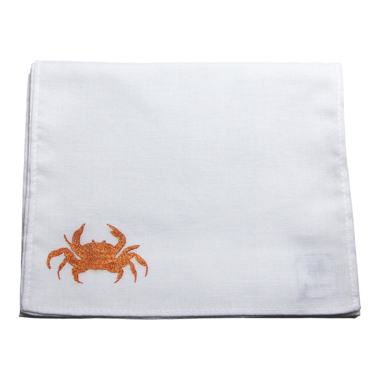 Handkerchief Crab Hand Print White TAMARUSAN