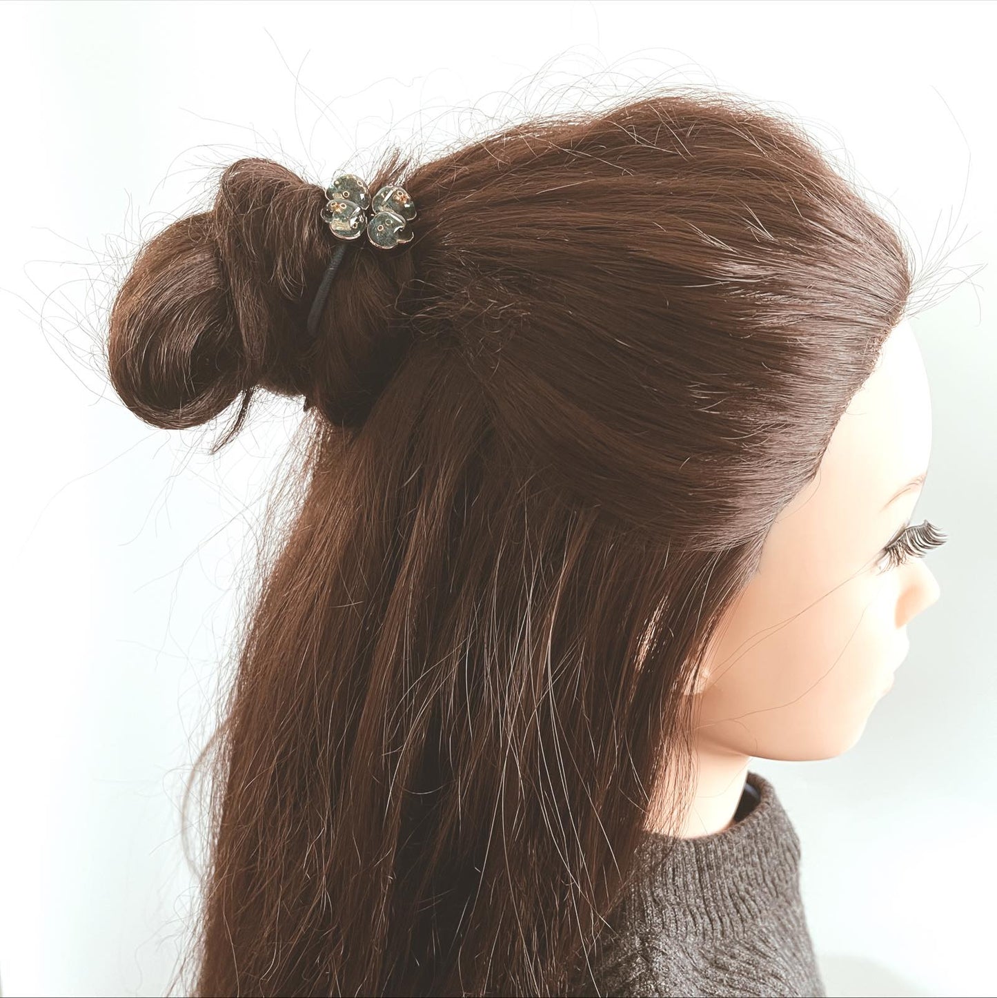 Gorgeous Hair Elastic Blue Green Four-Leaf TAMARUSAN