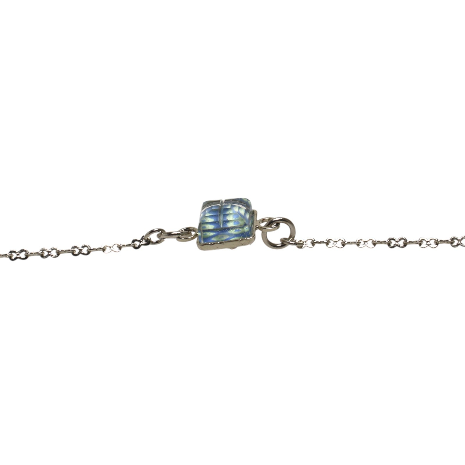 Glasses Chain Kanoko Light Blue Rhodium TAMARUSAN