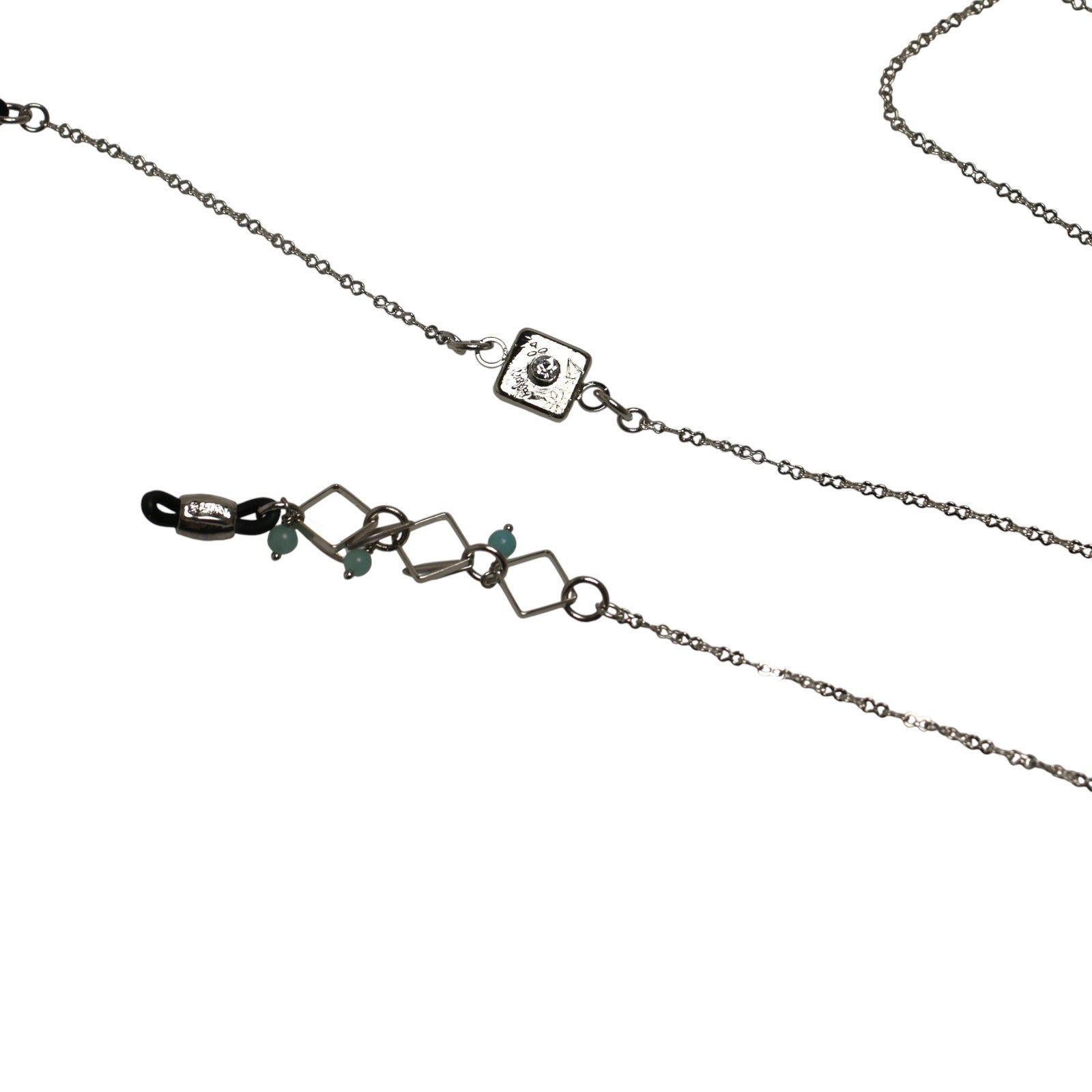 Glasses Chain Kanoko Light Blue Rhodium TAMARUSAN