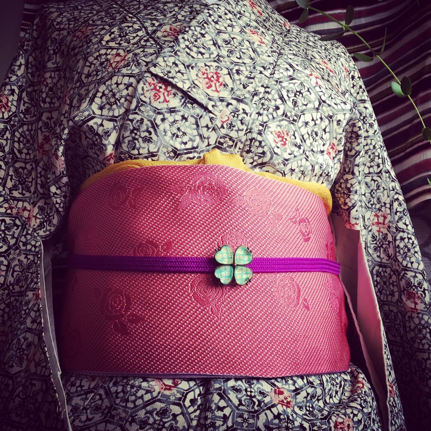 Obidome Green Fawn Four Leaves