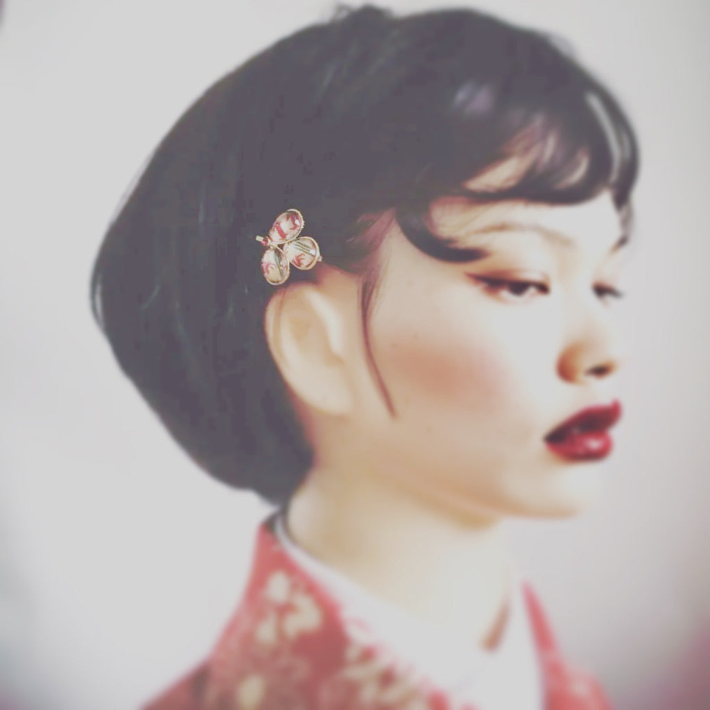 Gorgeous Hairpin Crab Red Removable TAMARUSAN