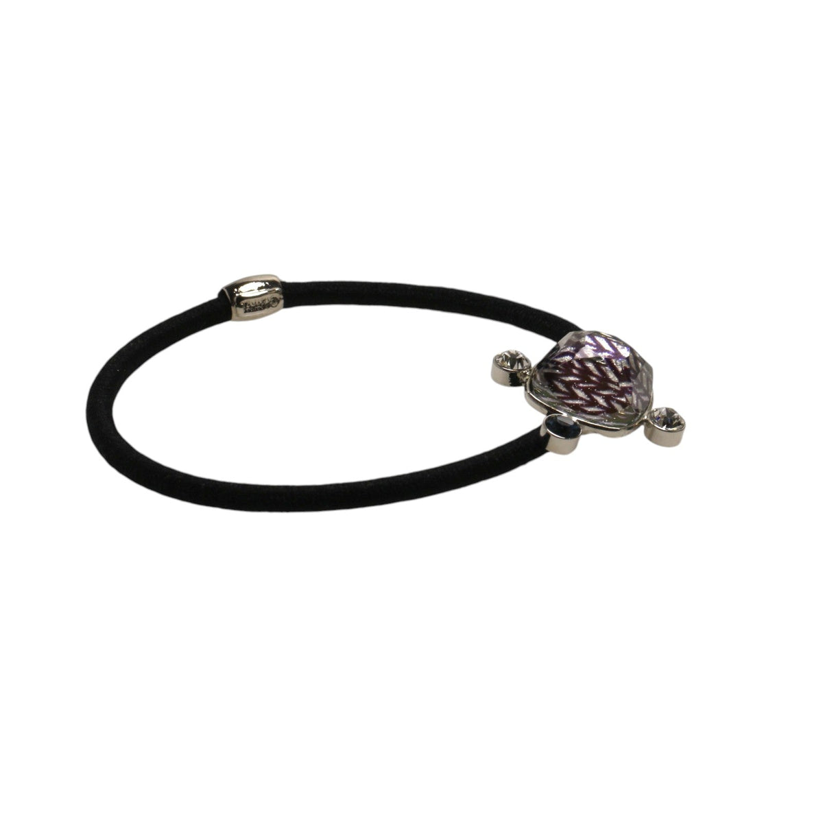 Hair Tie Small Herringbone Silver Glitter TAMARUSAN