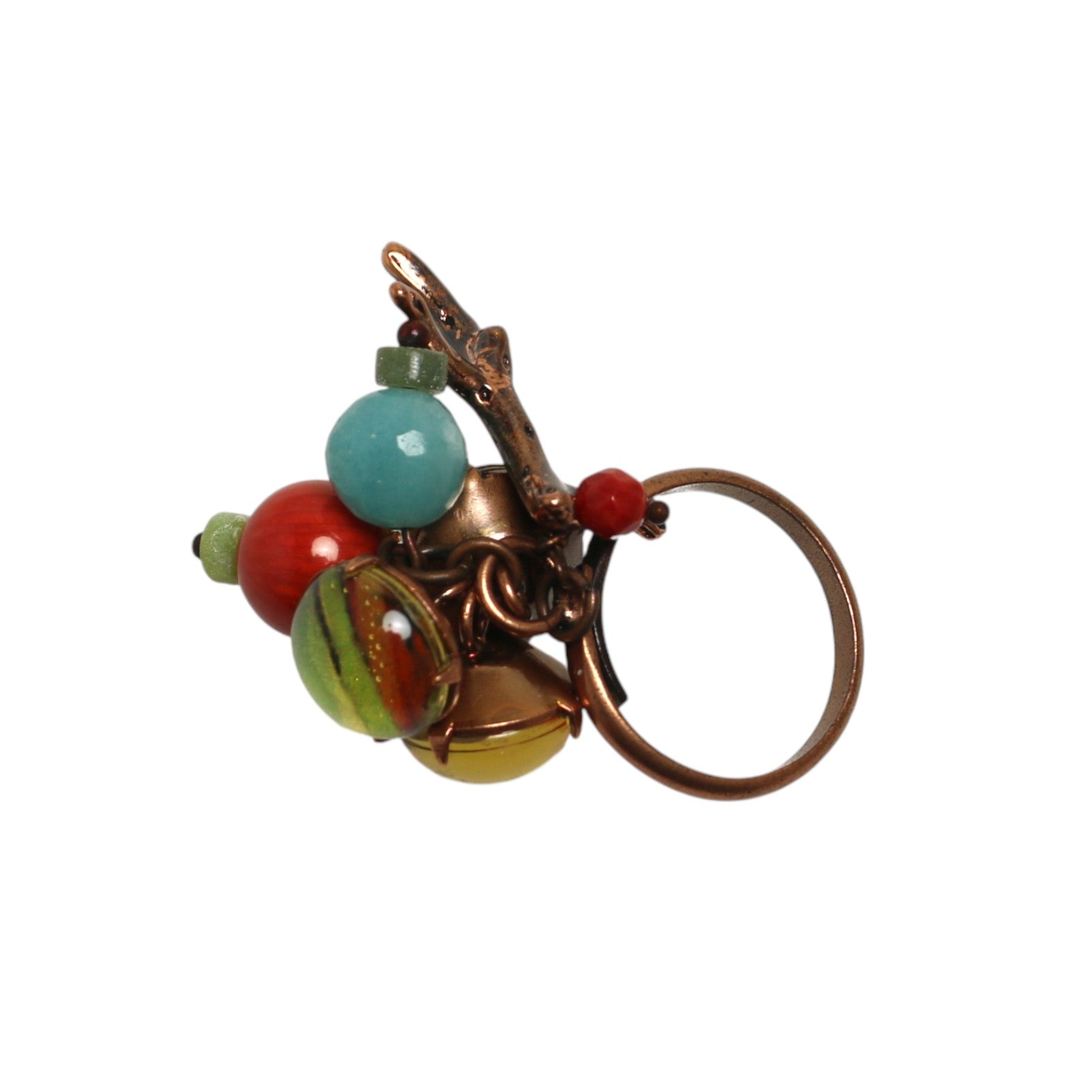 Ring Red Blue Lemon Free Size TAMARUSAN