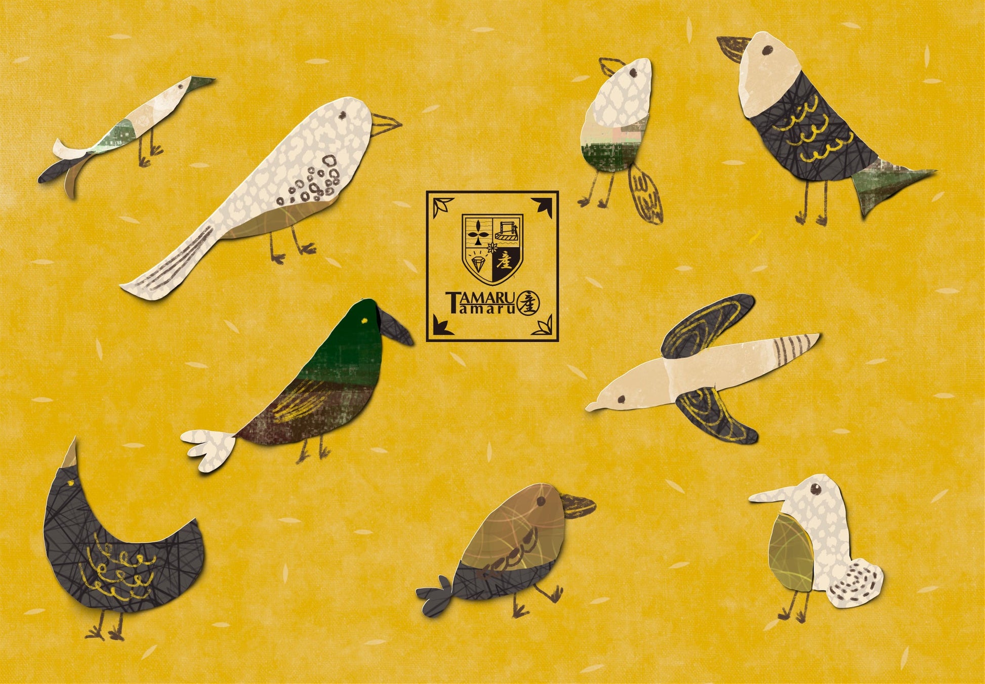 Papercut Bird TAMARUSAN