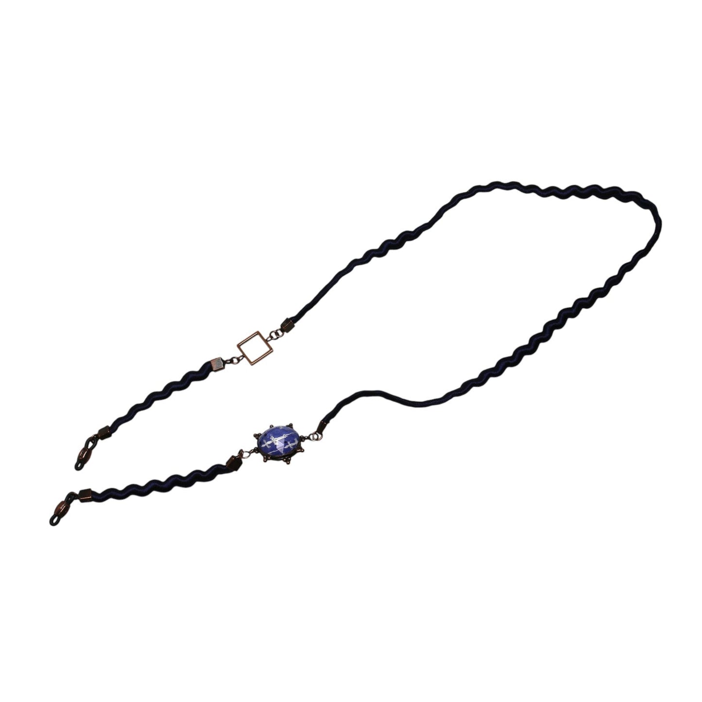 Eyeglasses Ribbon Gecko Flower Blue TAMARUSAN