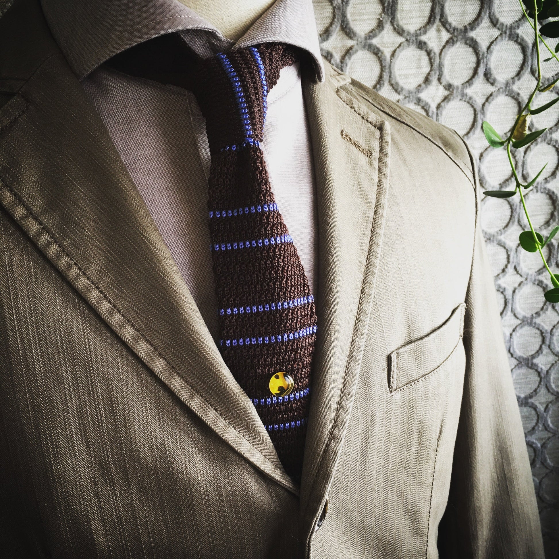 Tie Tack Cheetah Yellow TAMARUSAN