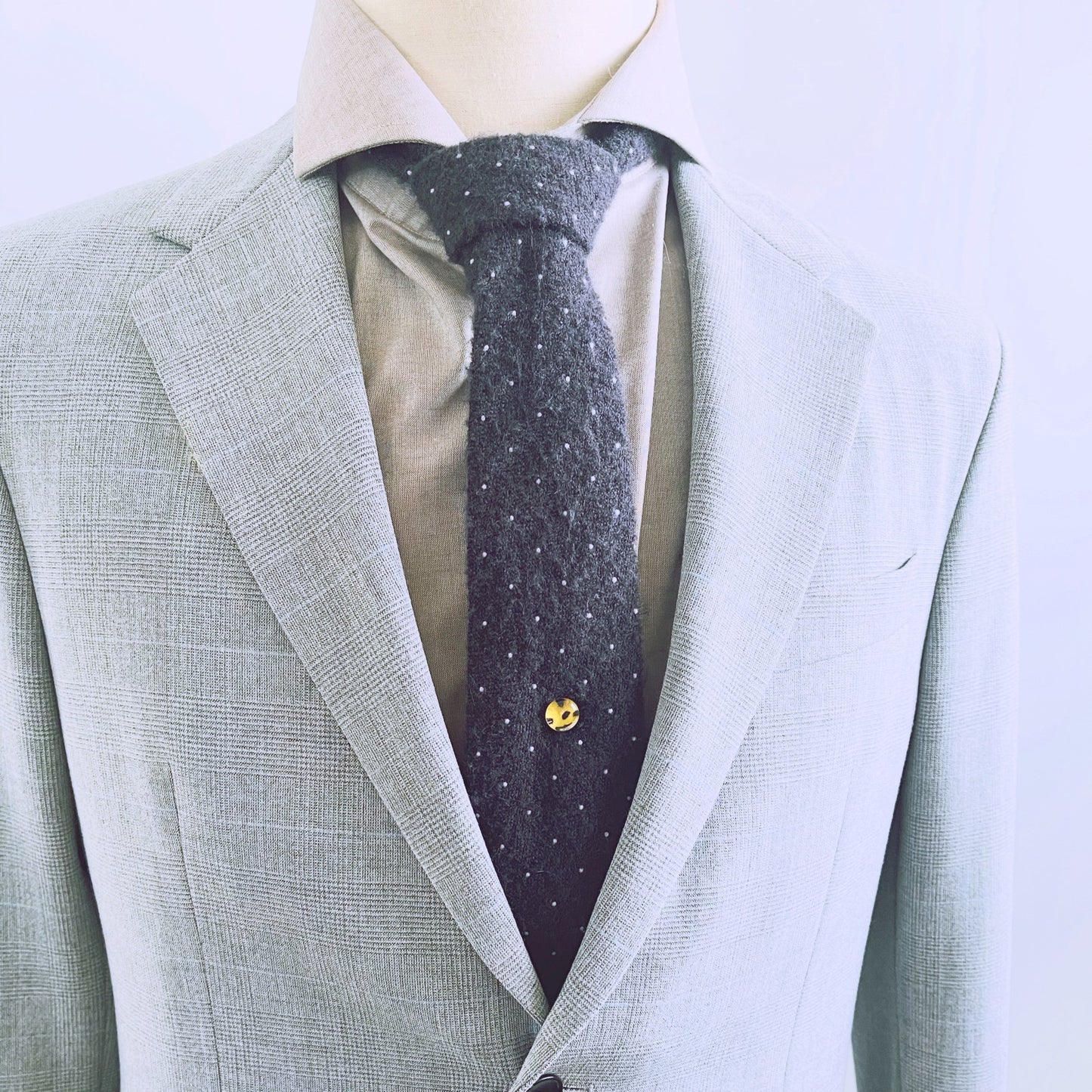 Tie Tack Cheetah Yellow