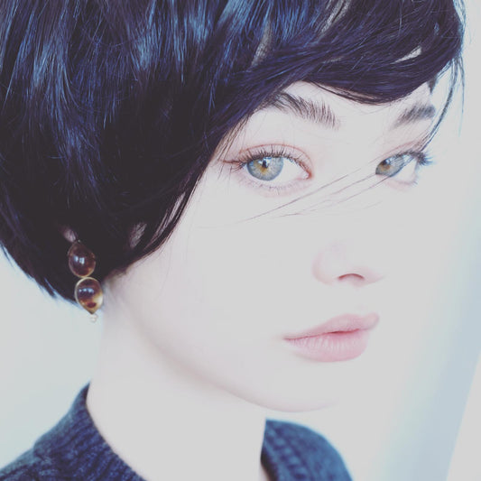 Stud Earrings Candy Gold Pink TAMARUSAN