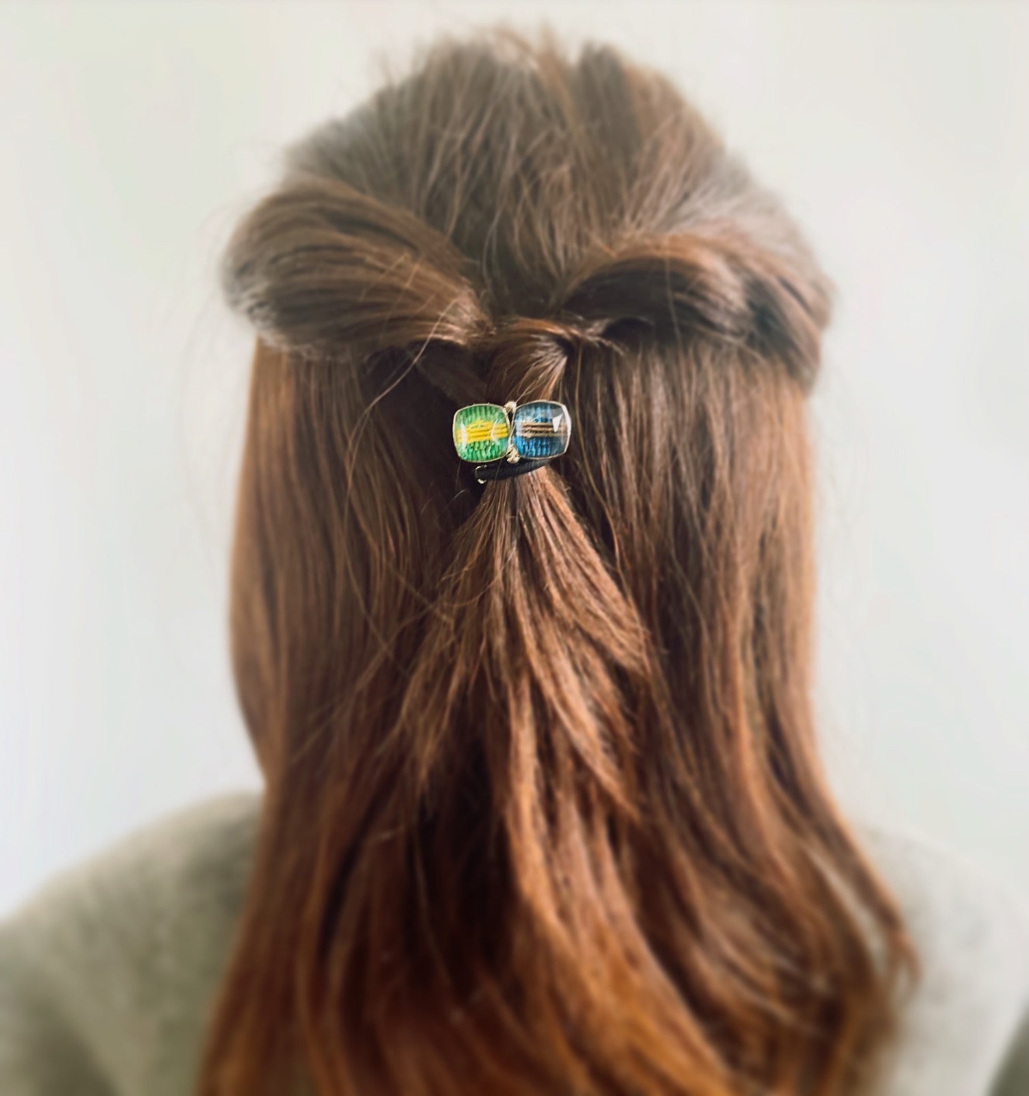 Hair Elastic Mizuhiki Blue Unisex Small TAMARUSAN