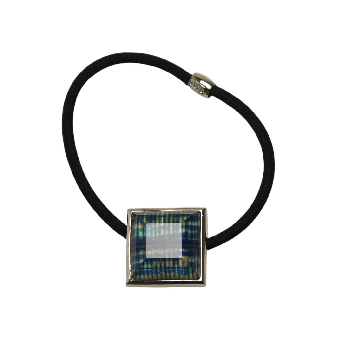 Hair Tie Mizuhiki Blue Square Unisex TAMARUSAN