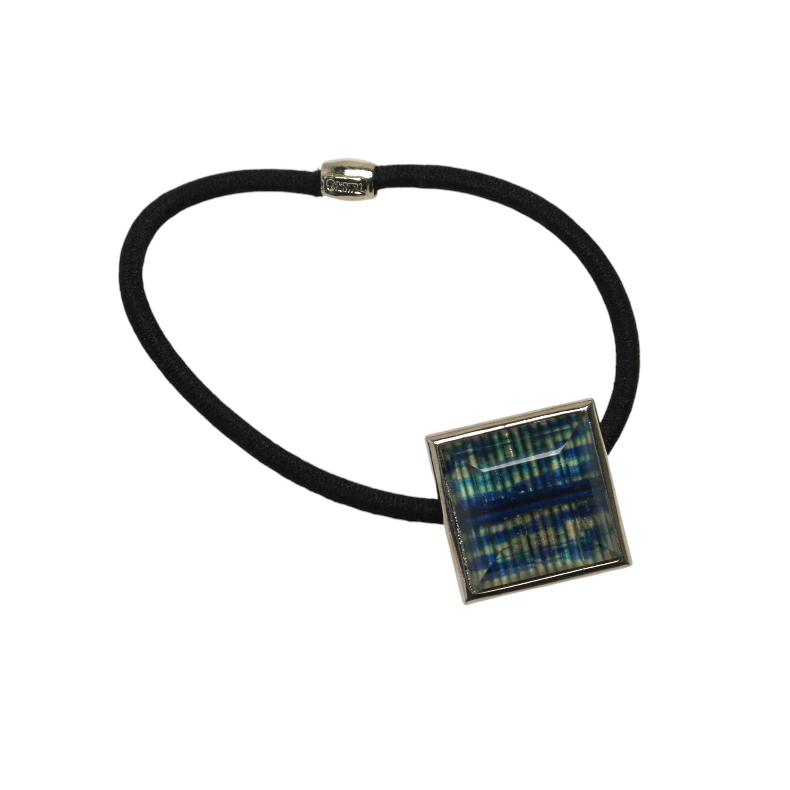 Hair Tie Mizuhiki Blue Square Unisex TAMARUSAN