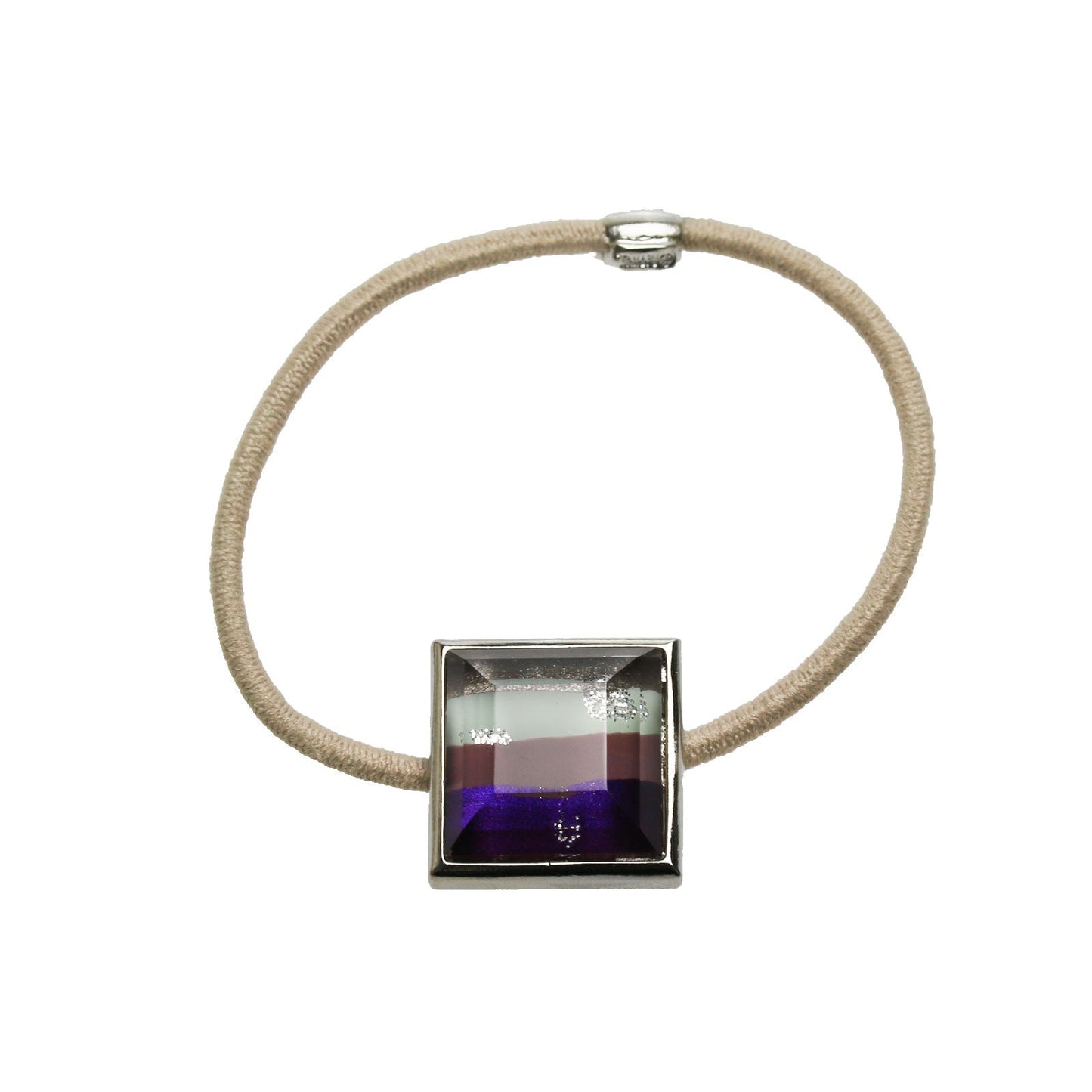 Hair Elastic Purple Rainbow Square Men Simple TAMARUSAN