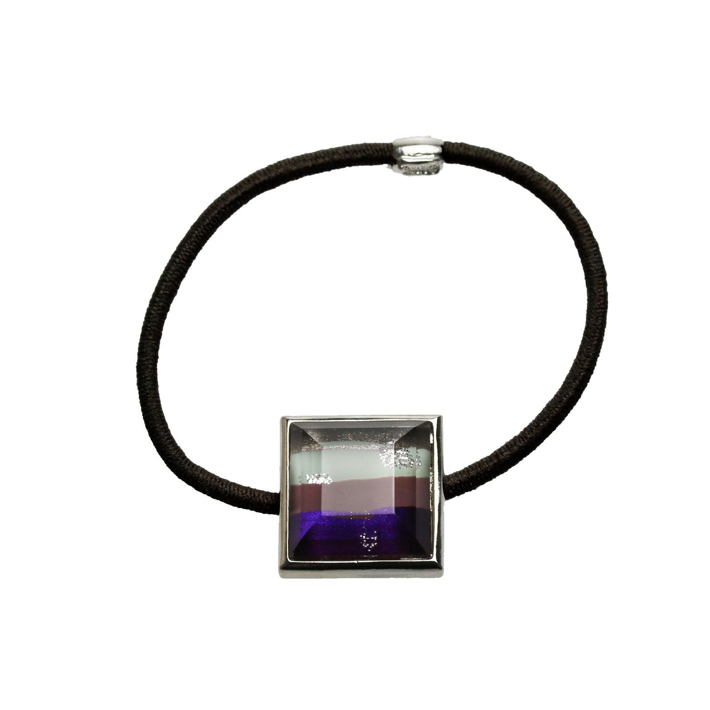 Hair Elastic Purple Rainbow Square Men Simple TAMARUSAN