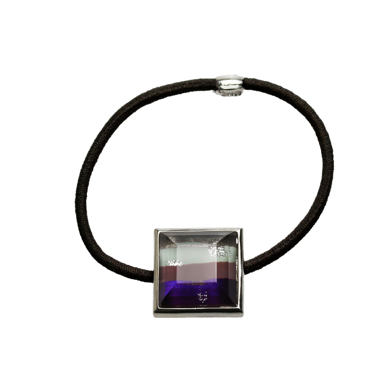 Hair Elastic Purple Rainbow Square Men Simple TAMARUSAN