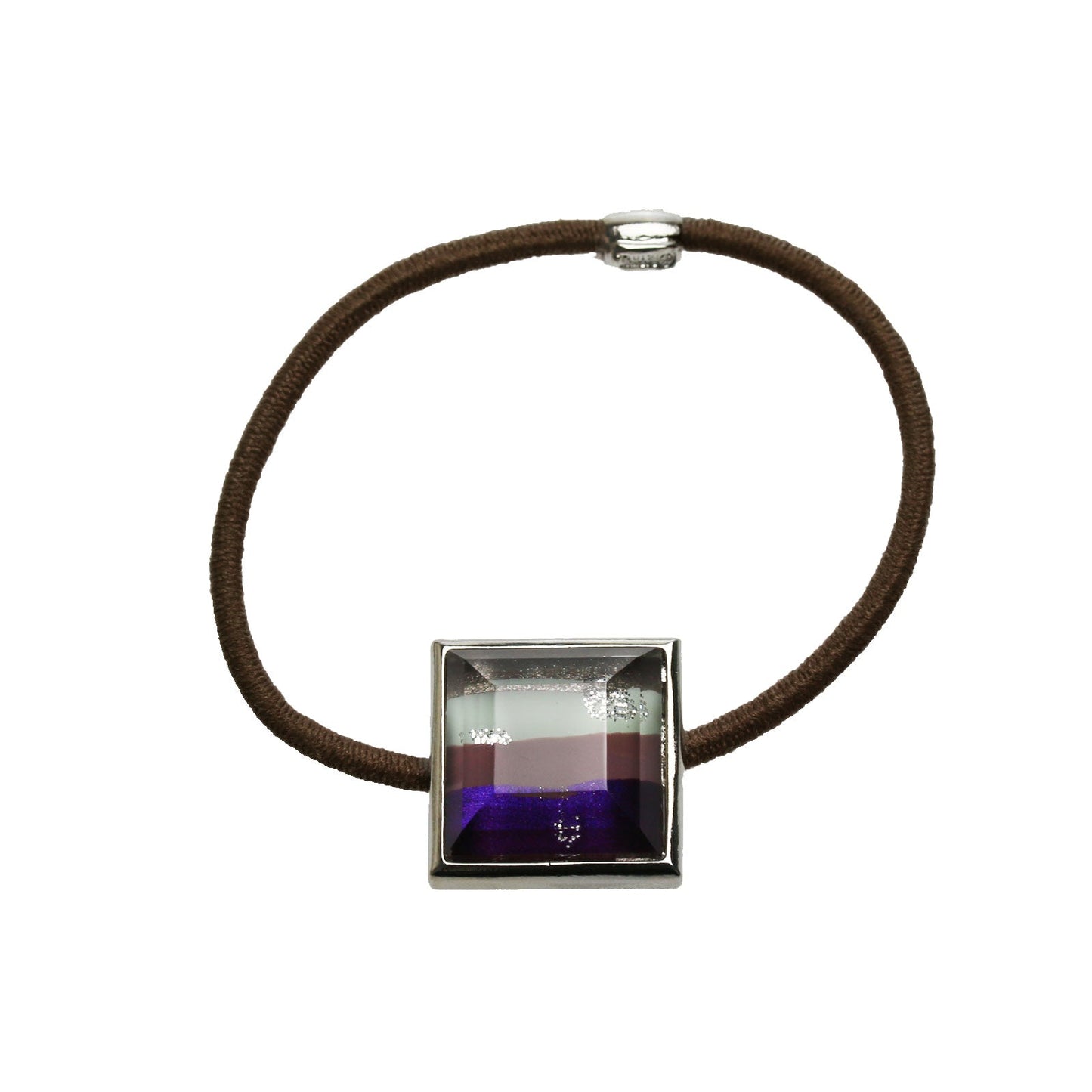 Hair Elastic Purple Rainbow Square Men Simple TAMARUSAN