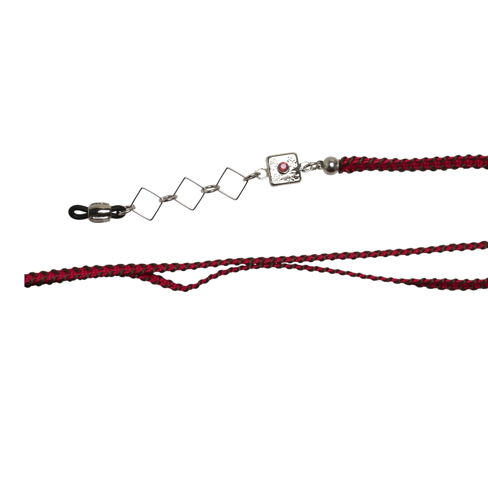 Glasses Chain Navy Light Blue Ribbon TAMARUSAN