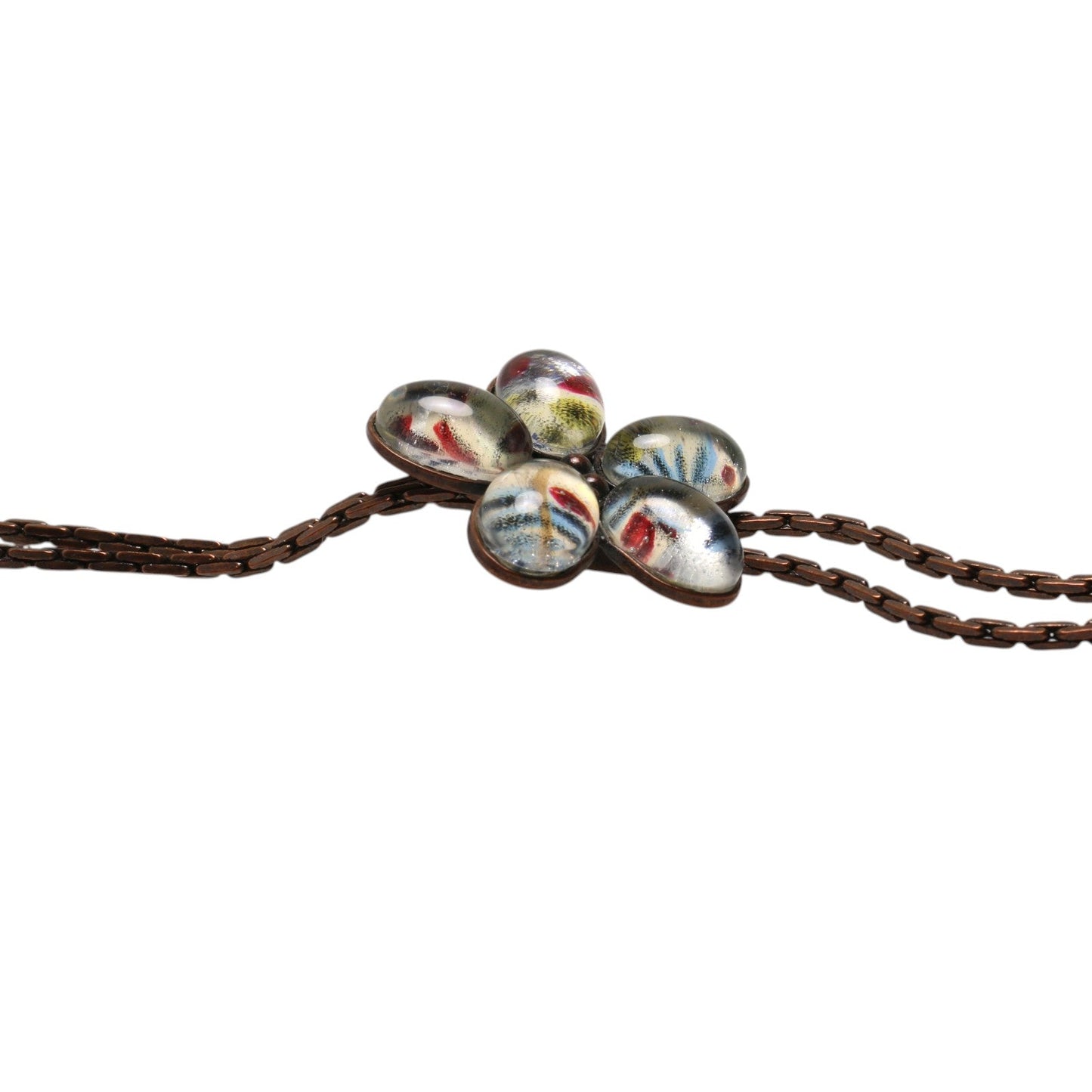 Bolo Tie Flower Jungle Pattern Multicolor TAMARUSAN