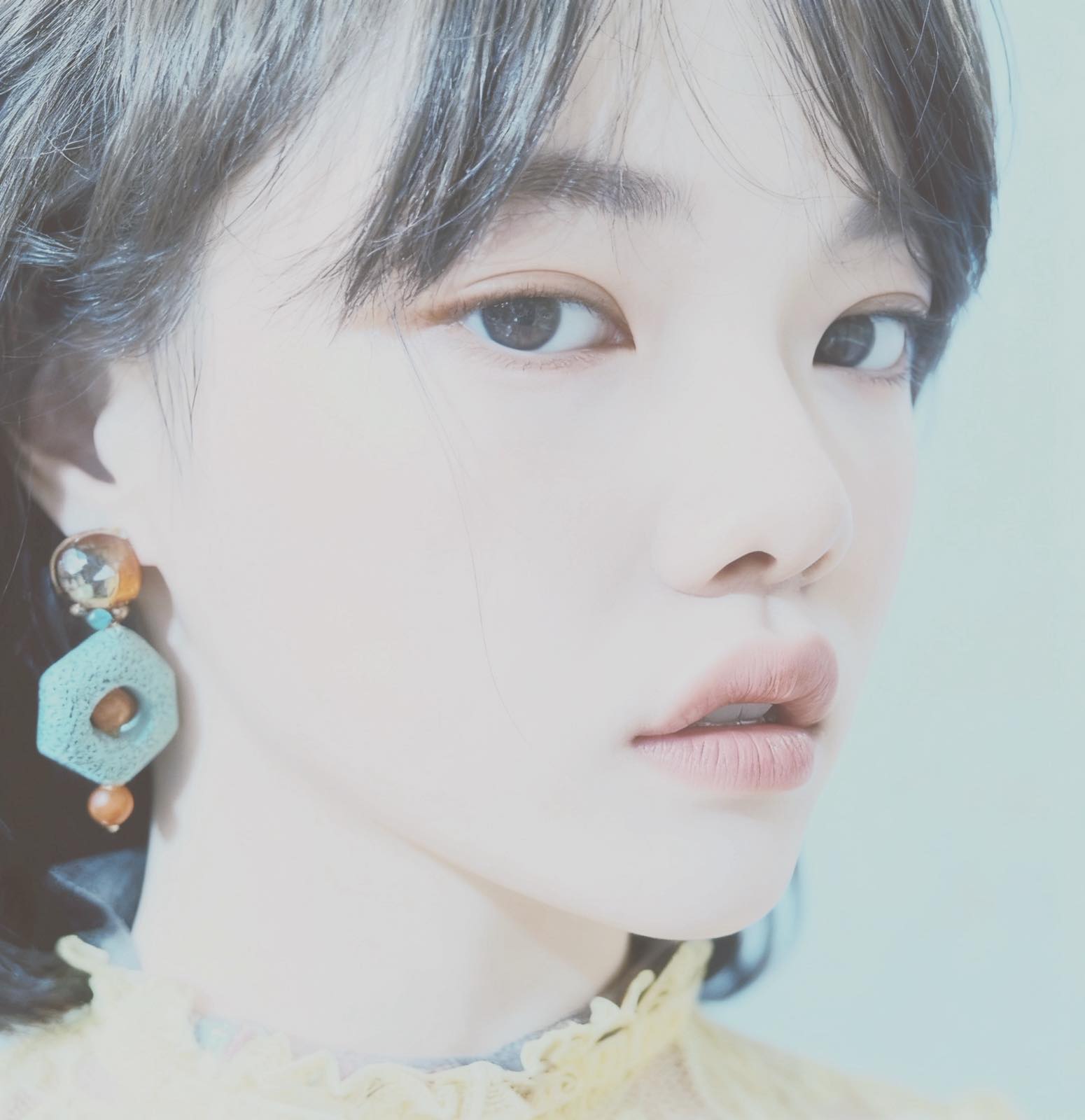 Earrings Orange Blue Lava Agate TAMARUSAN