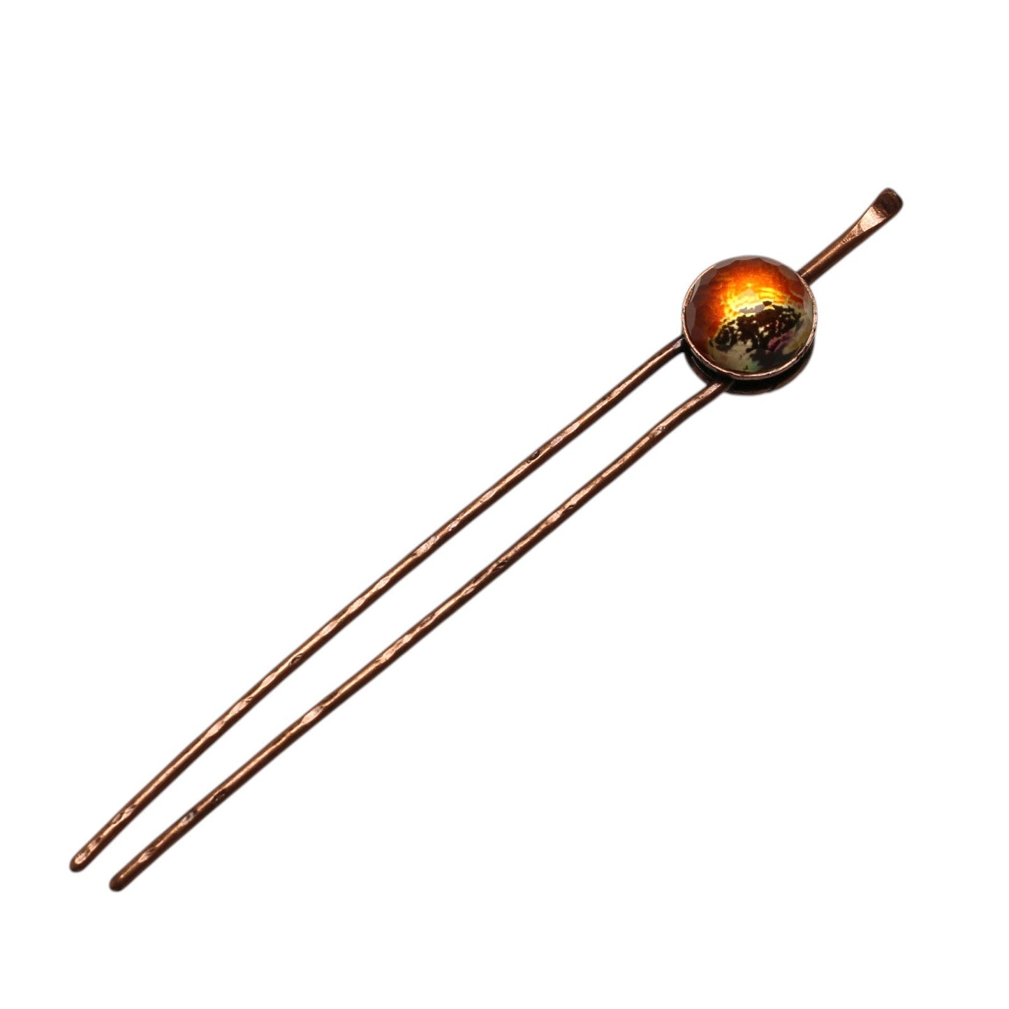 Pink Hydrangea Flower Two-Pronged Kanzashi TAMARUSAN