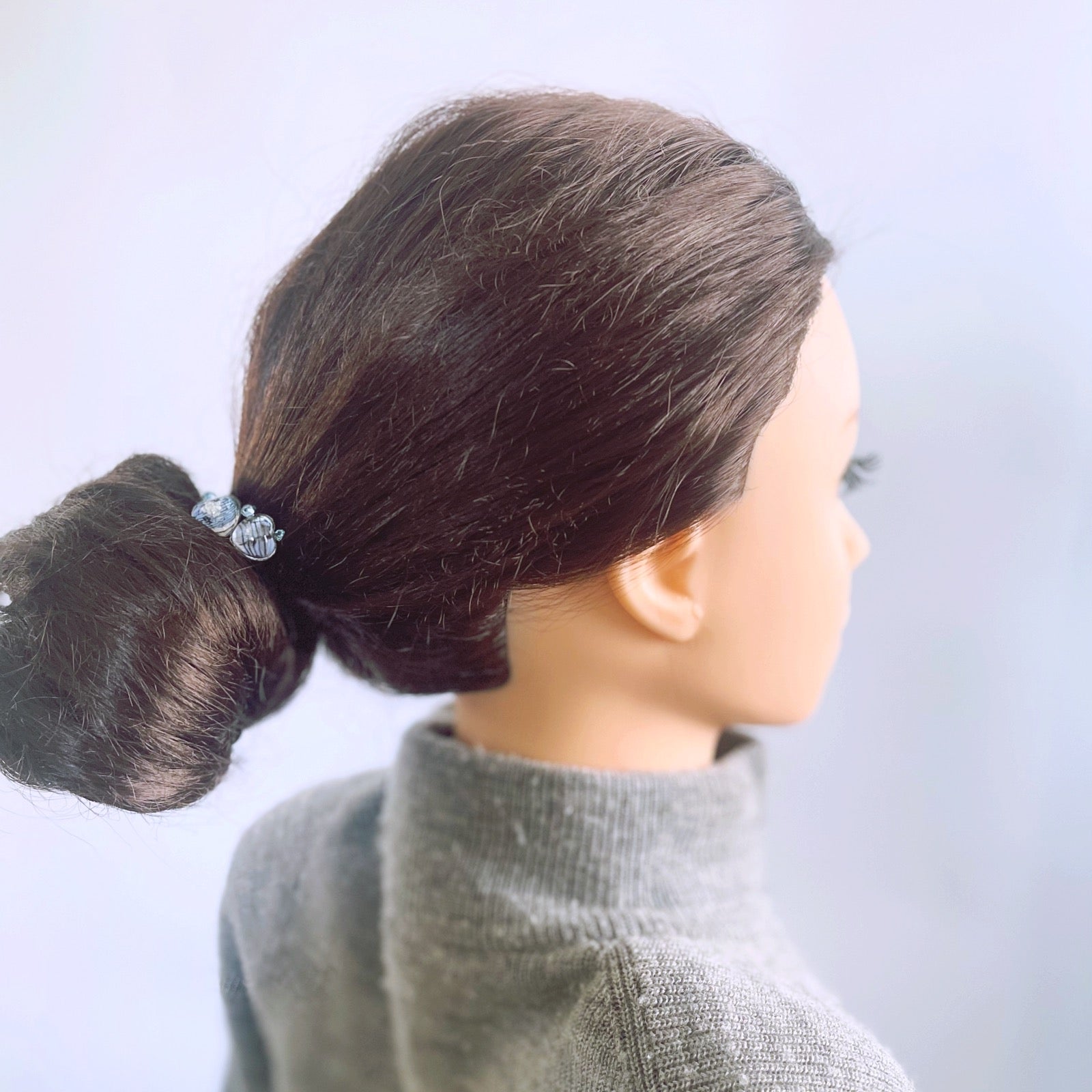 Hair Elastic Musical Note Blue Heart Simple TAMARUSAN