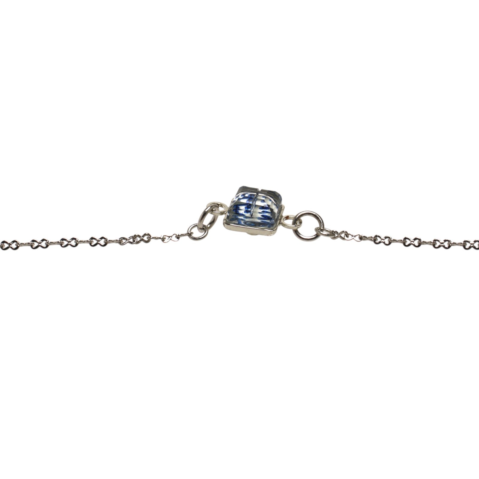 Glasses Chain Kanoko Light Blue Rhodium TAMARUSAN