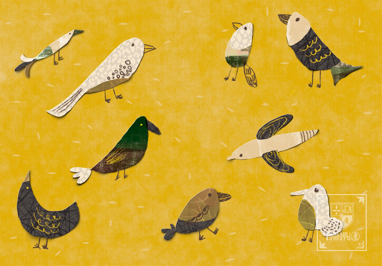 Papercut Bird TAMARUSAN