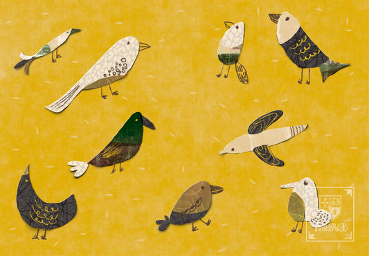 Papercut Bird TAMARUSAN