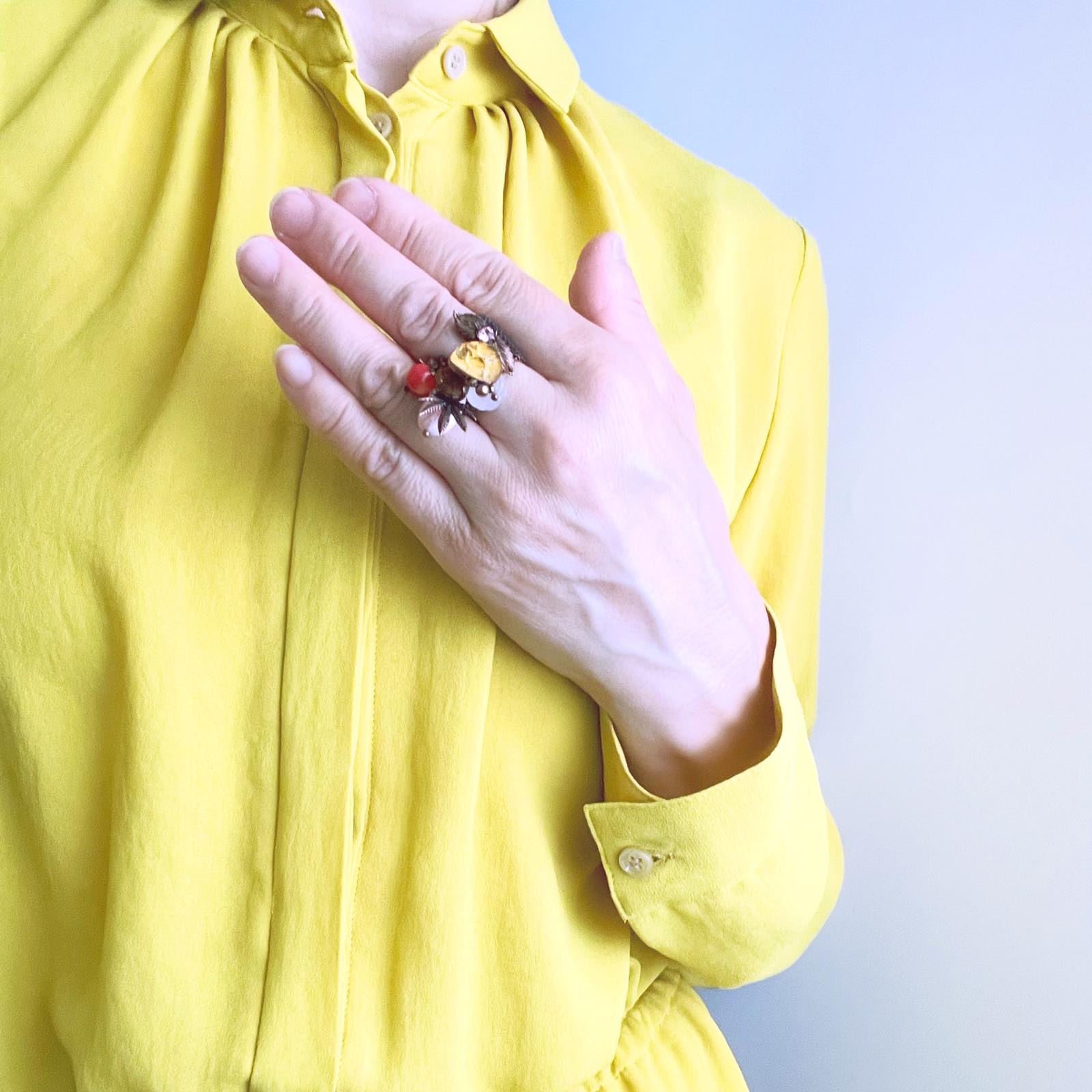 Ring Pink Chain Size 14 TAMARUSAN