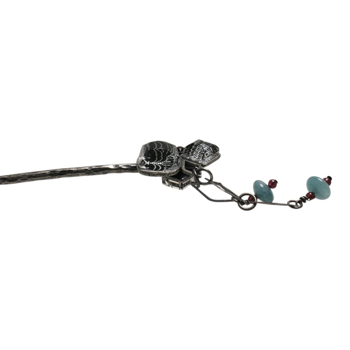 Short Kanzashi Chandelier Black TAMARUSAN