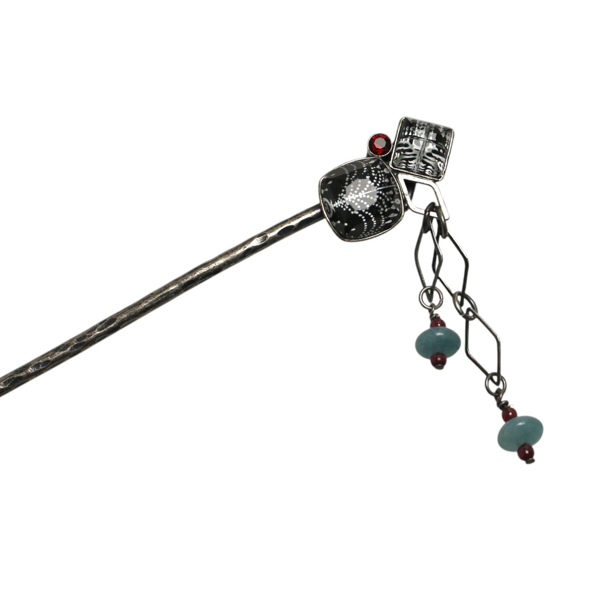 Short Kanzashi Chandelier Black TAMARUSAN