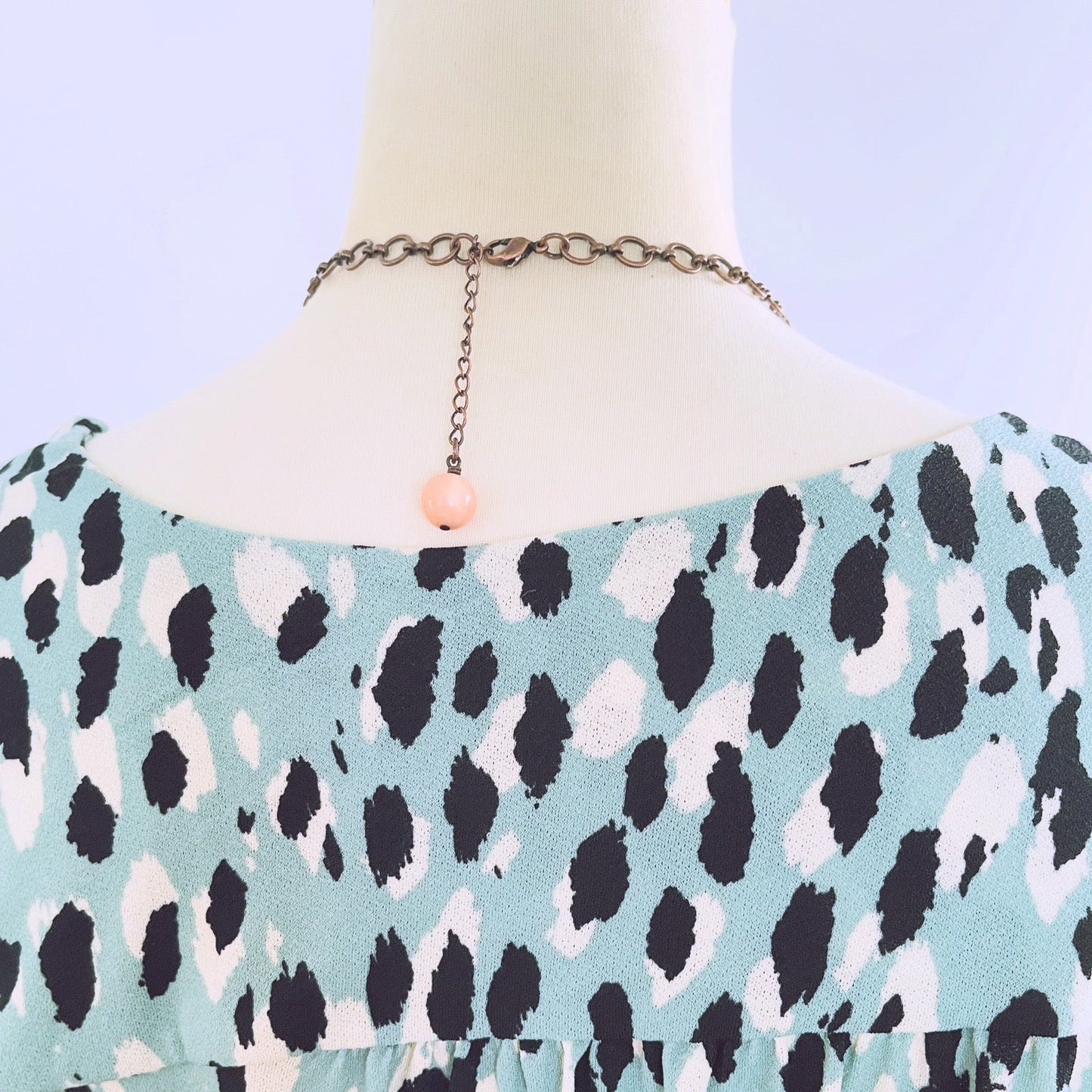 Necklace Beige Coral Rose TAMARUSAN