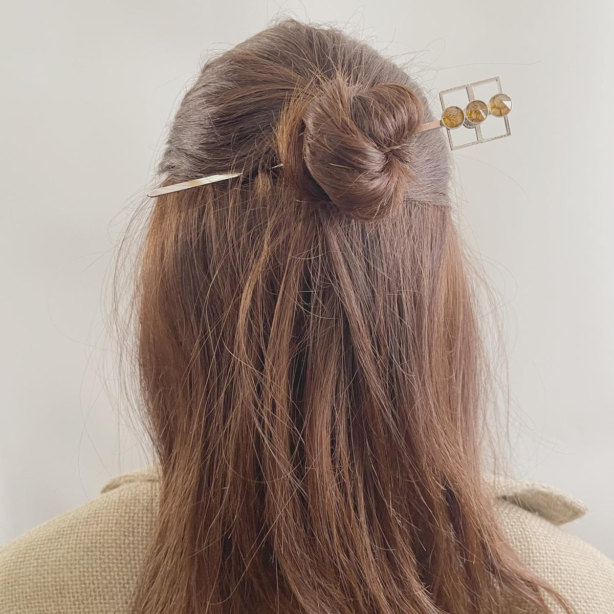 Stick Hairpin Water Surface Pink TAMARUSAN