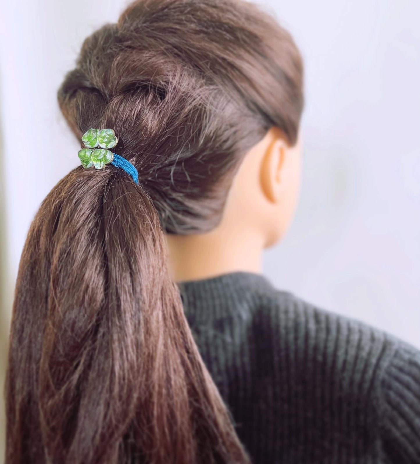 Hair Elastic Watermelon Clover Green TAMARUSAN