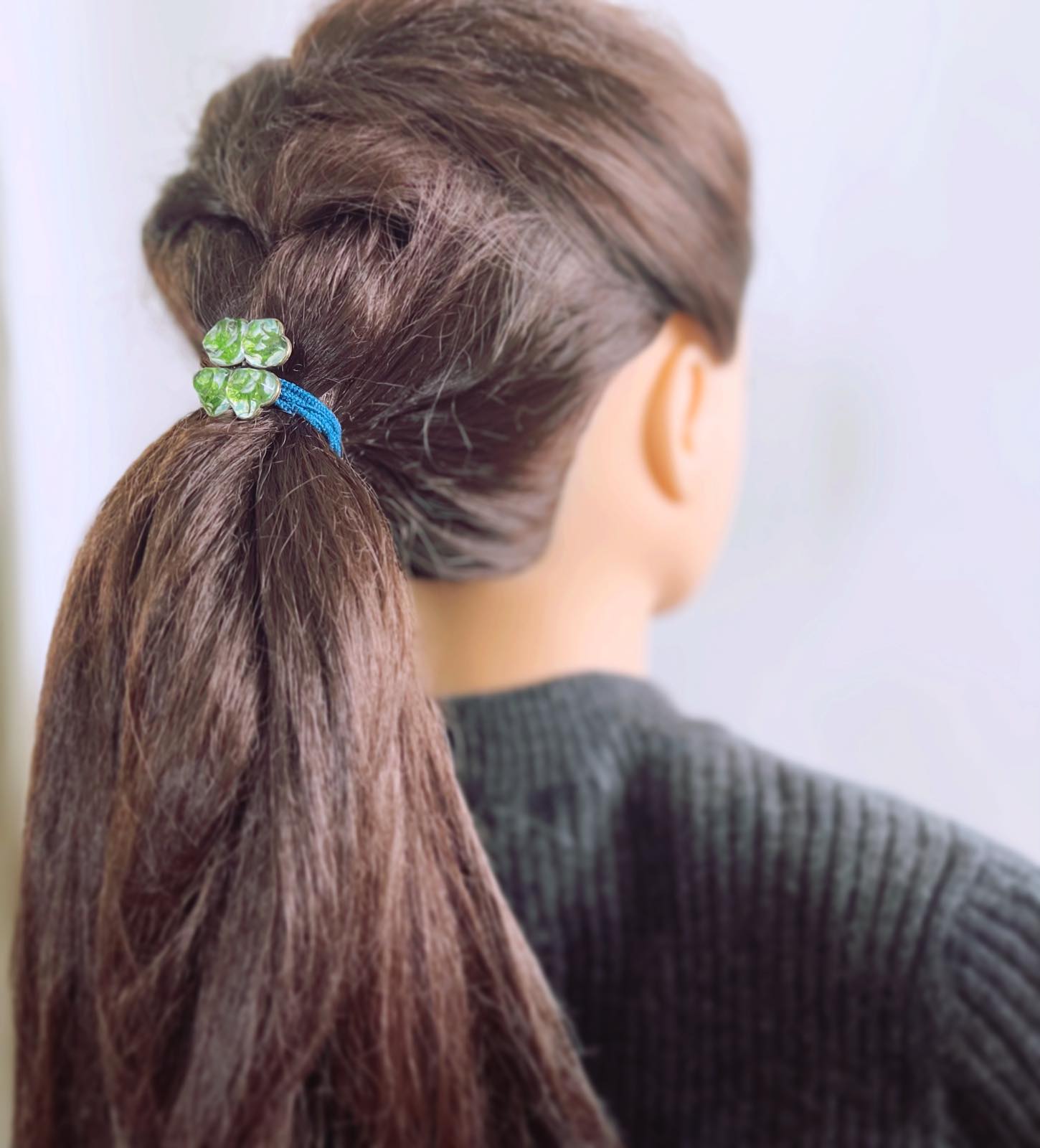 Hair Elastic Watermelon Clover Green TAMARUSAN