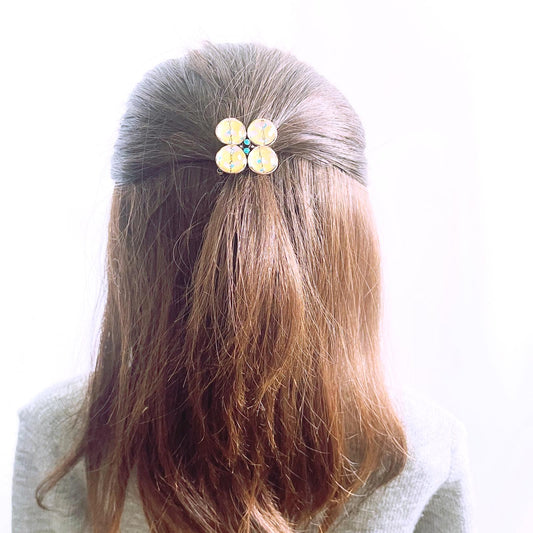 Gorgeous Elastic Flower Gold Color Large TAMARUSAN