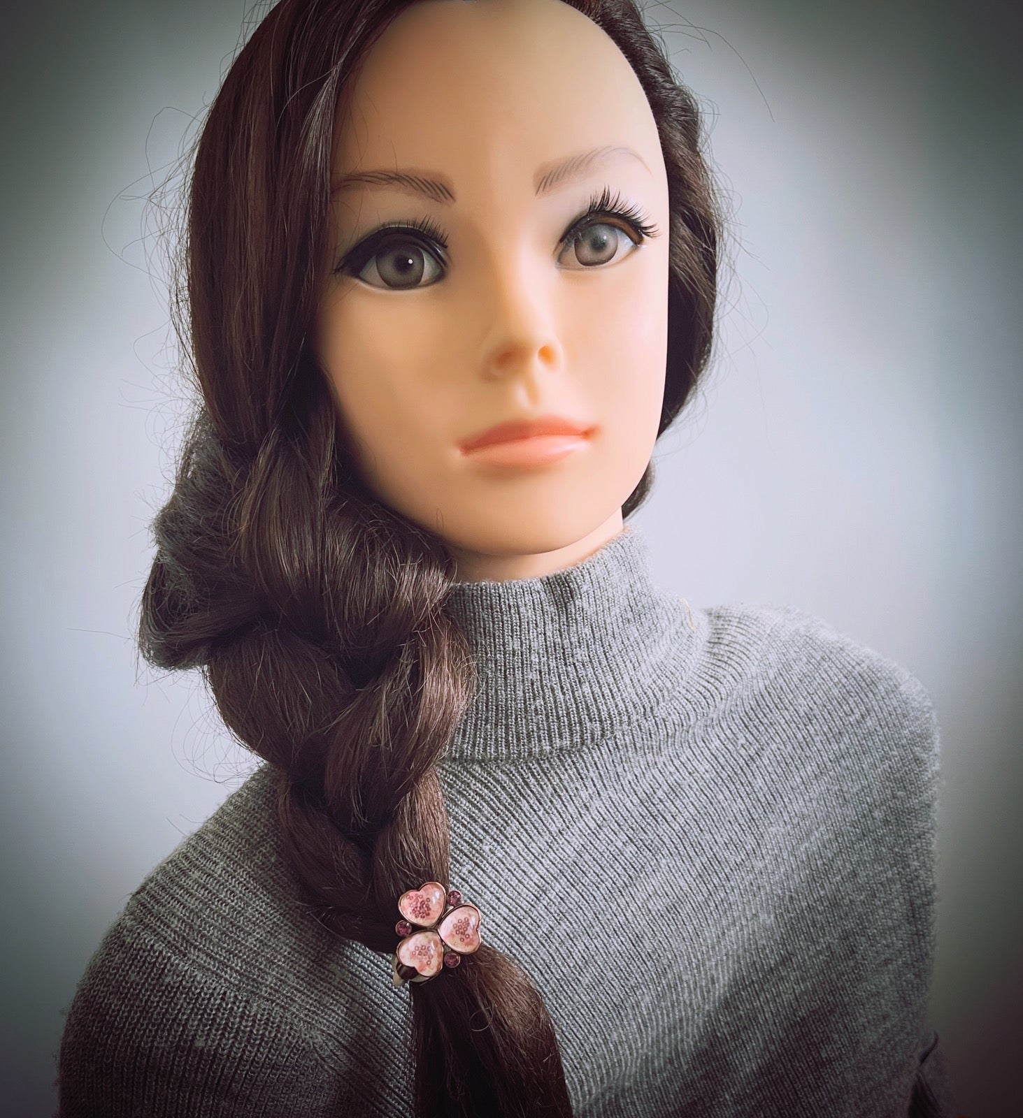 Gorgeous Hair Elastic Pink Rhinestone Violet TAMARUSAN