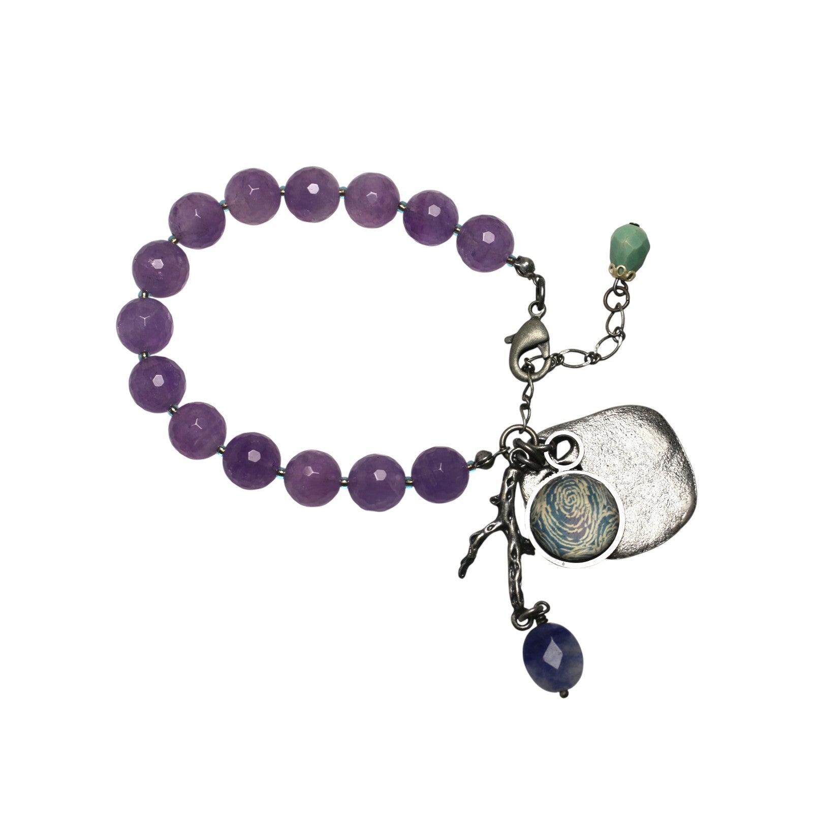 Vortex Amethyst Purple Bracelet TAMARUSAN
