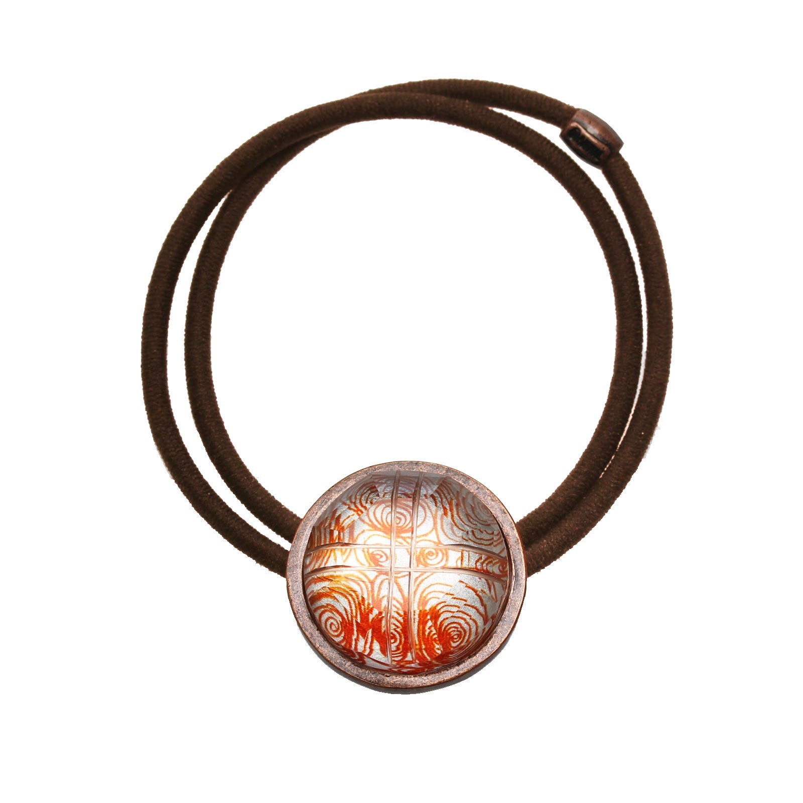 Simple Hair Elastic Orange Antique Style TAMARUSAN