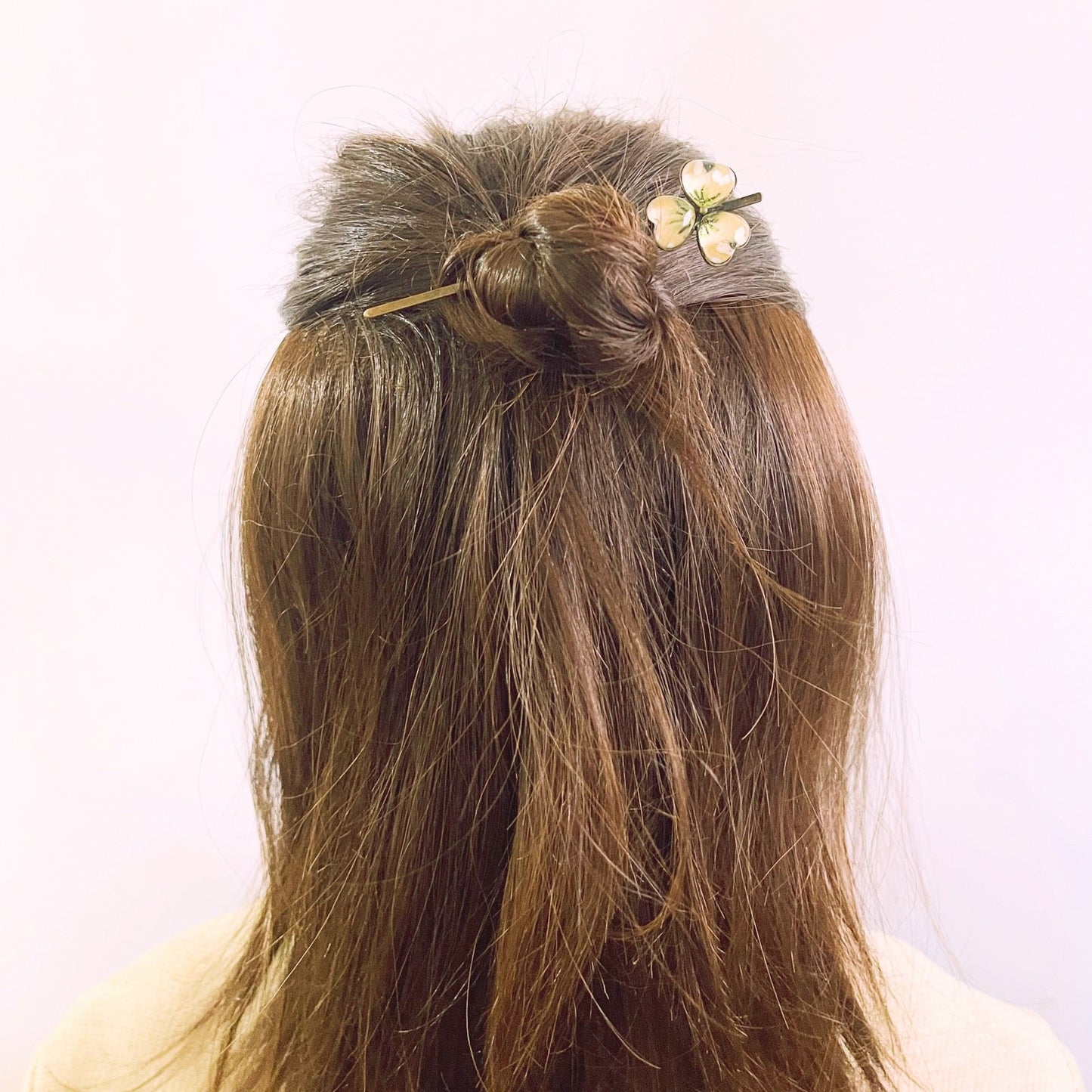 Short Hair Stick Violet Flower Purple TAMARUSAN