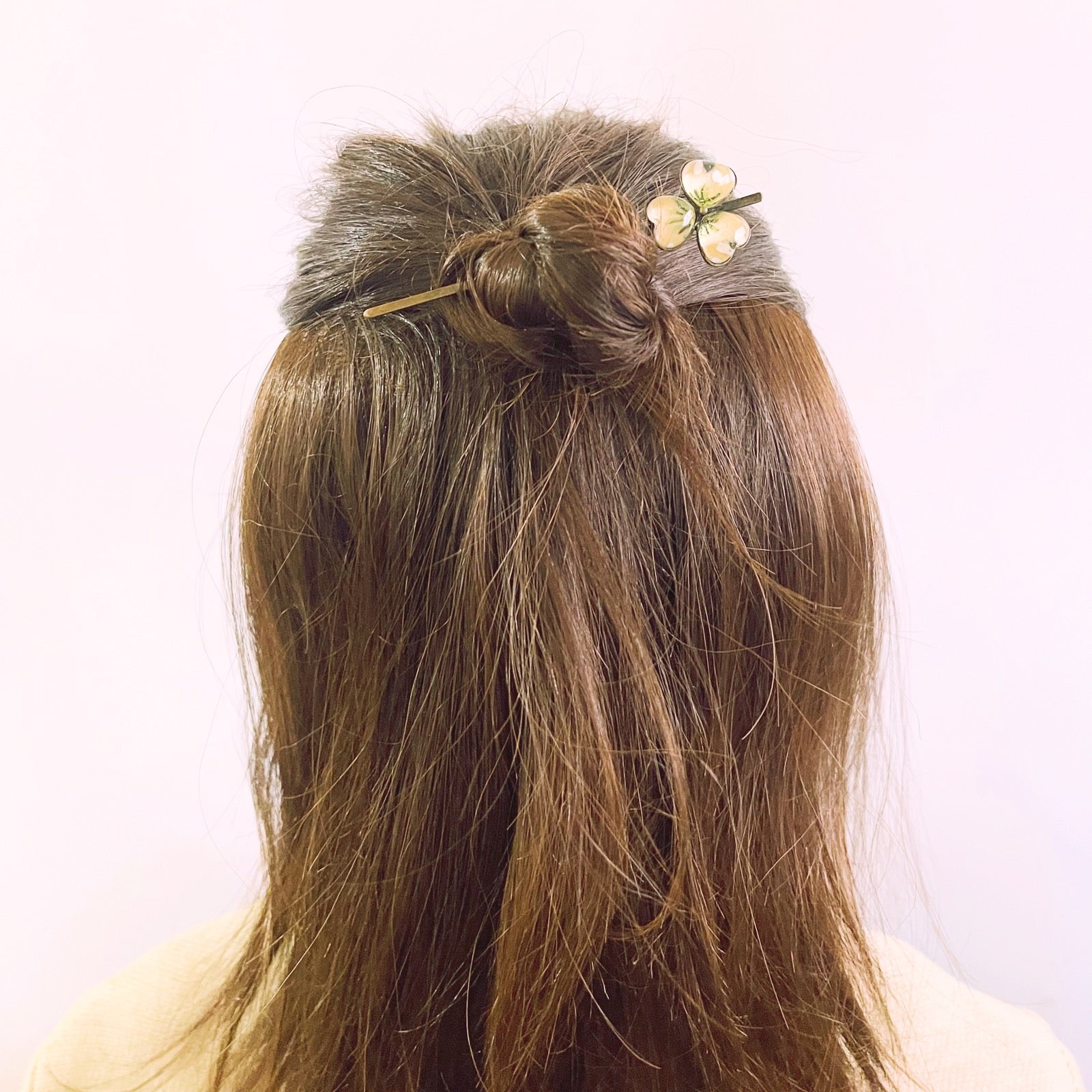 Short Hair Stick Violet Flower Purple TAMARUSAN